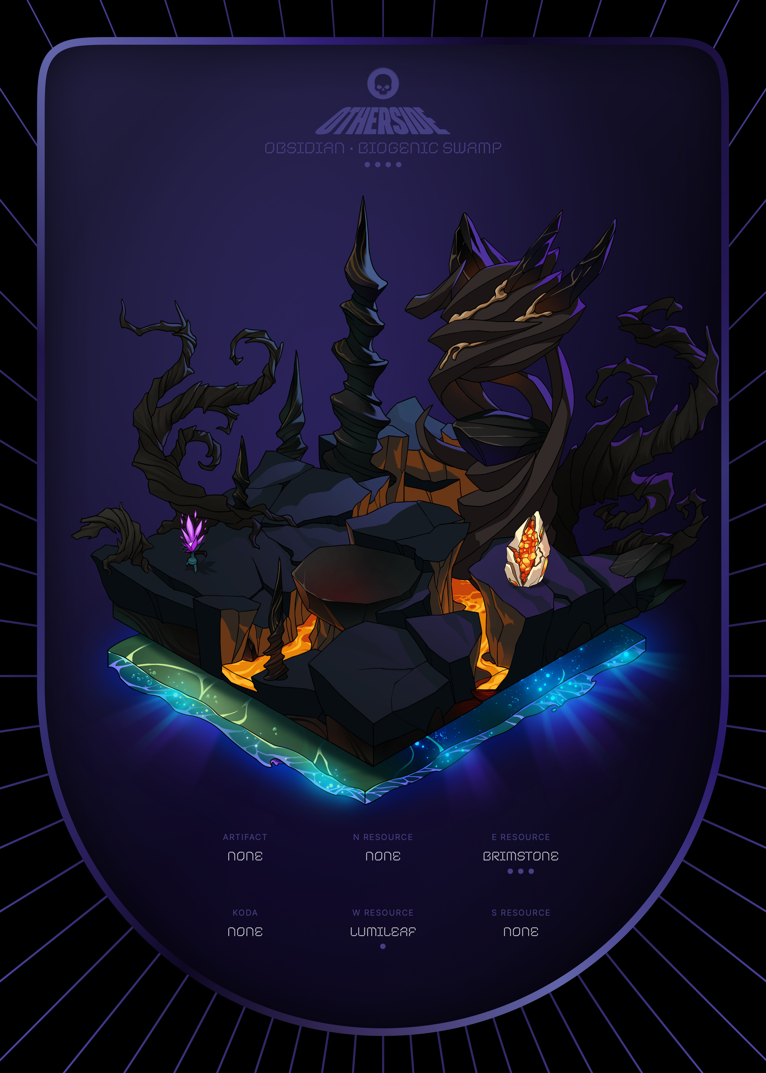Otherdeed #2216 — Obsidian