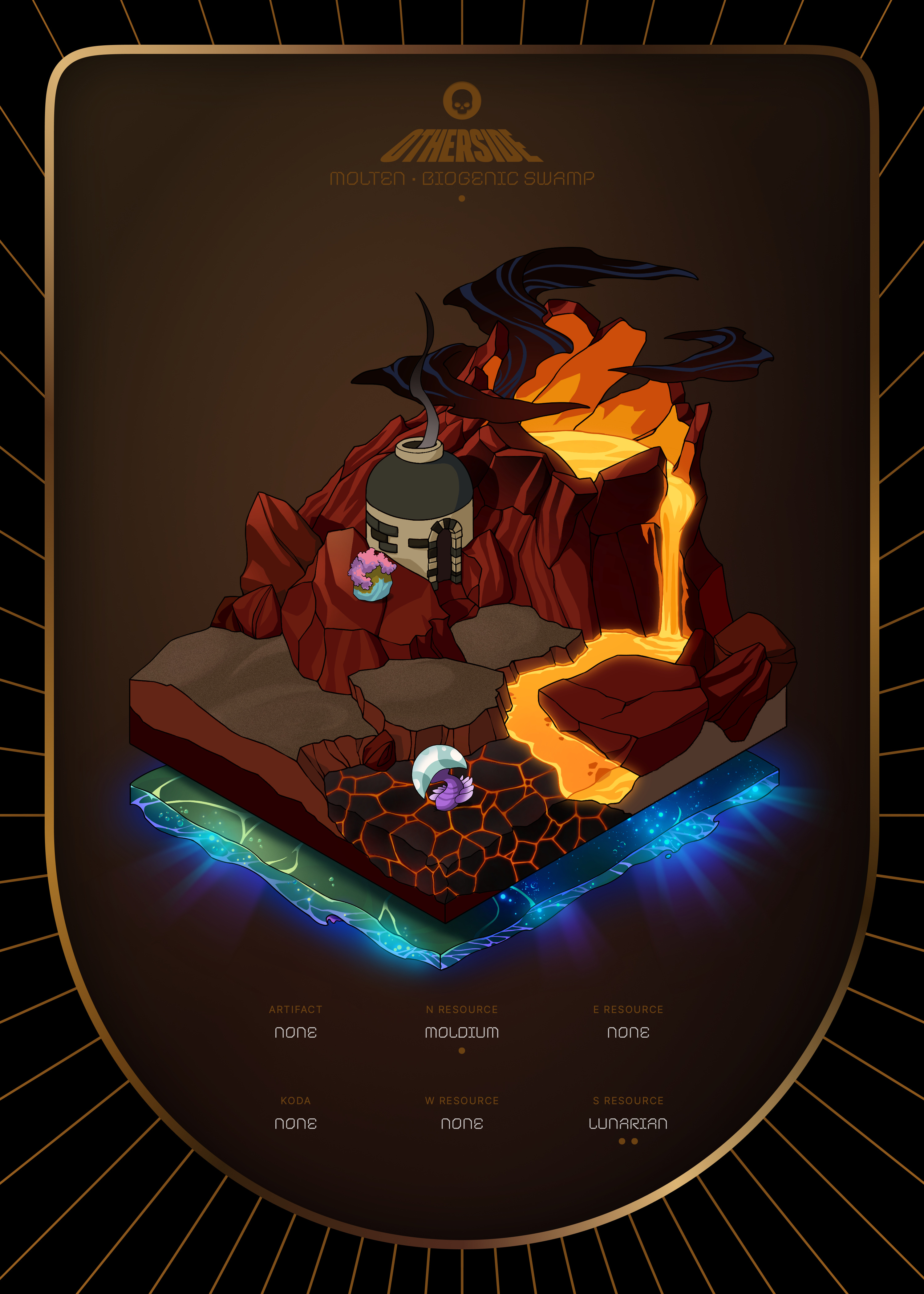 Otherdeed #227 — Molten