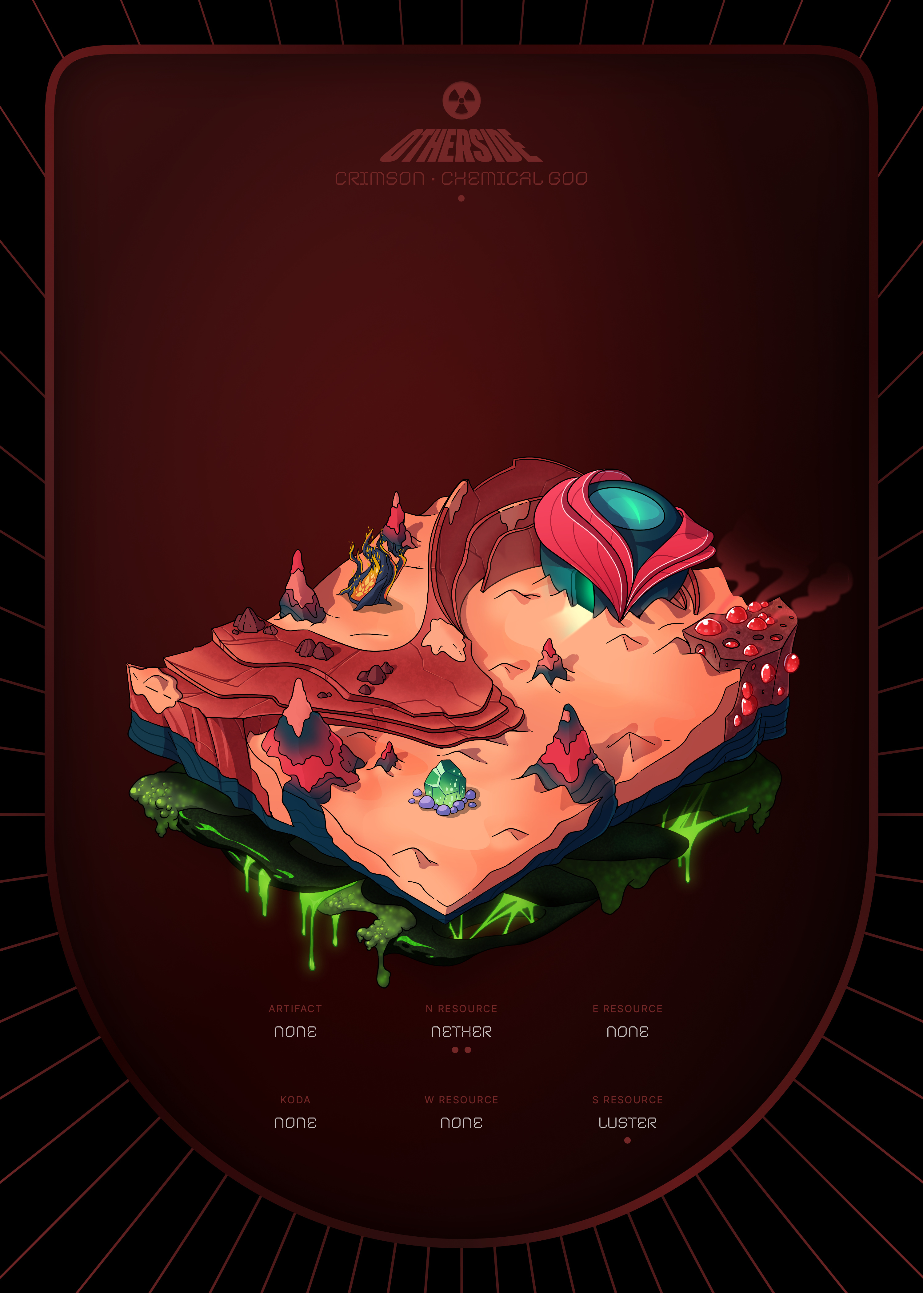 Otherdeed #24571 — Crimson