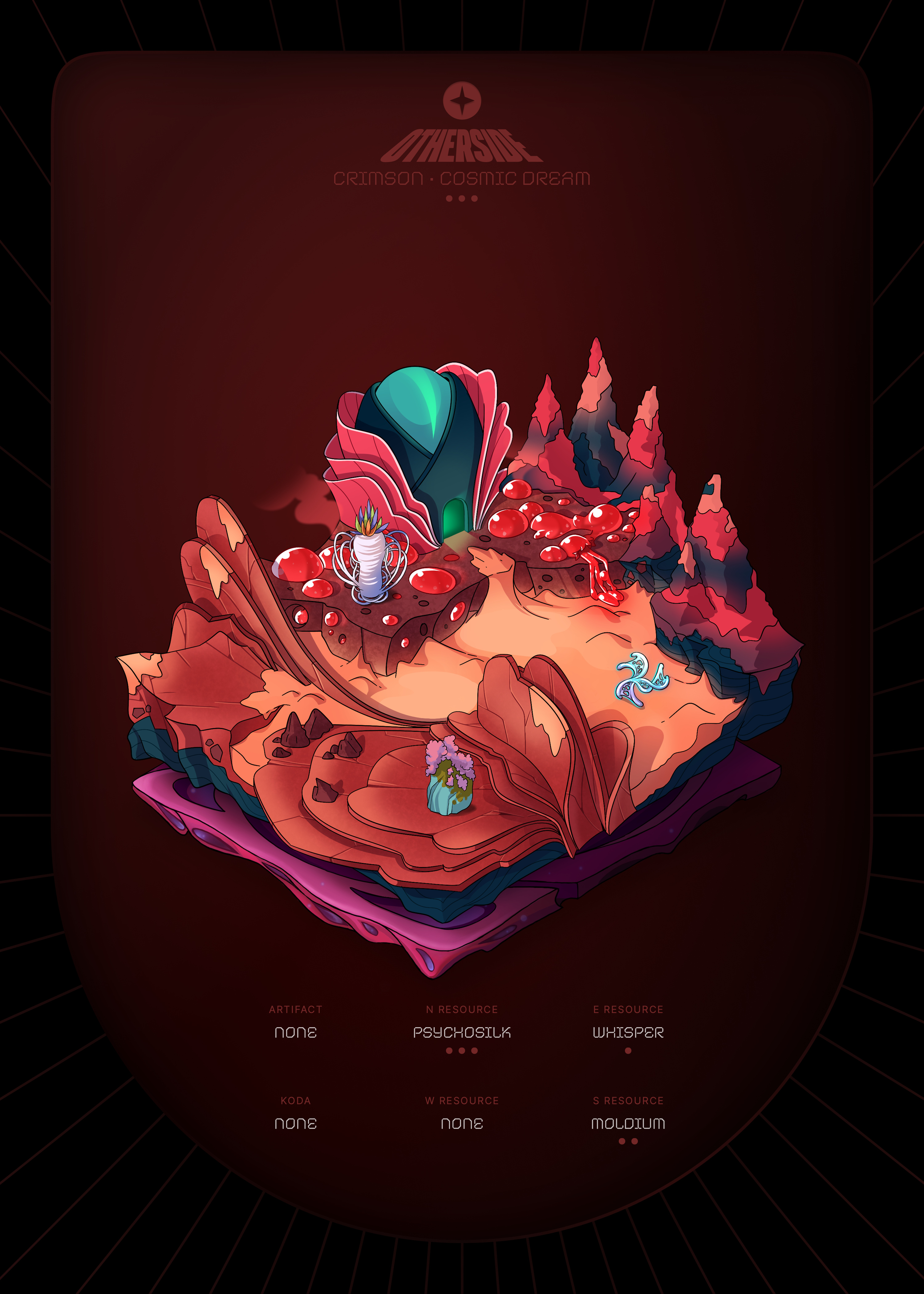 Otherdeed #38850 — Crimson