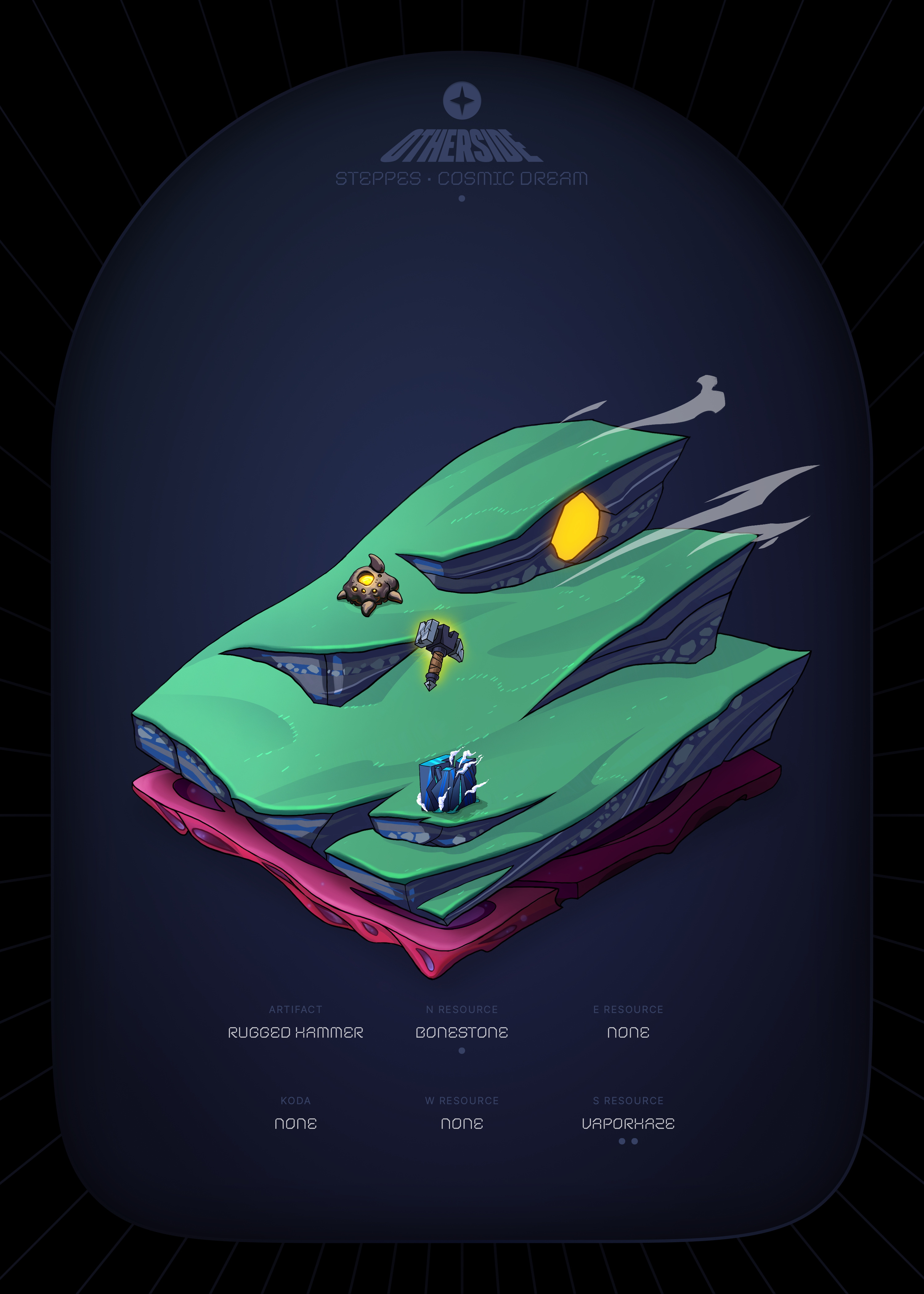 Otherdeed #36074 — Steppes