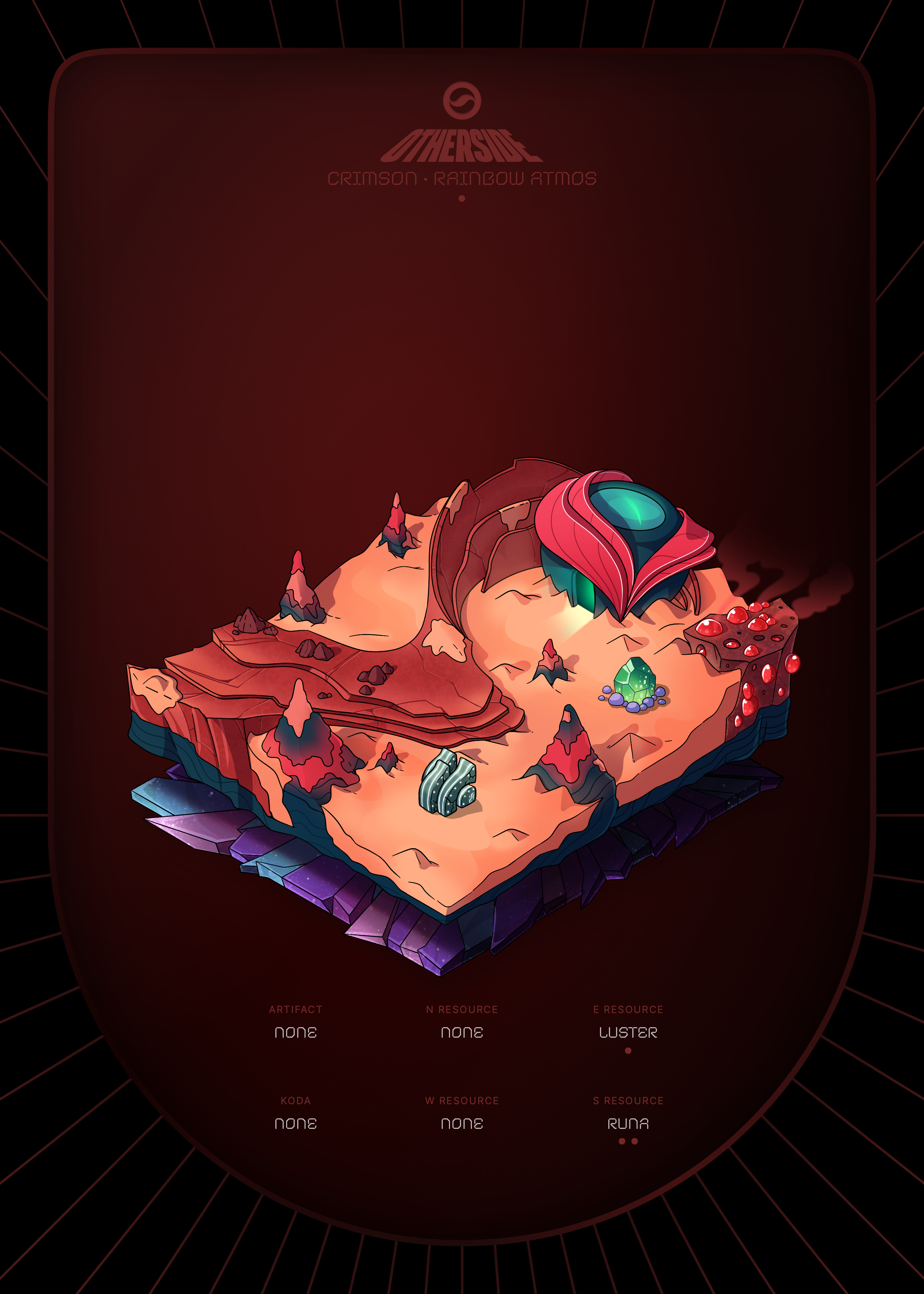 Otherdeed #67208 — Crimson