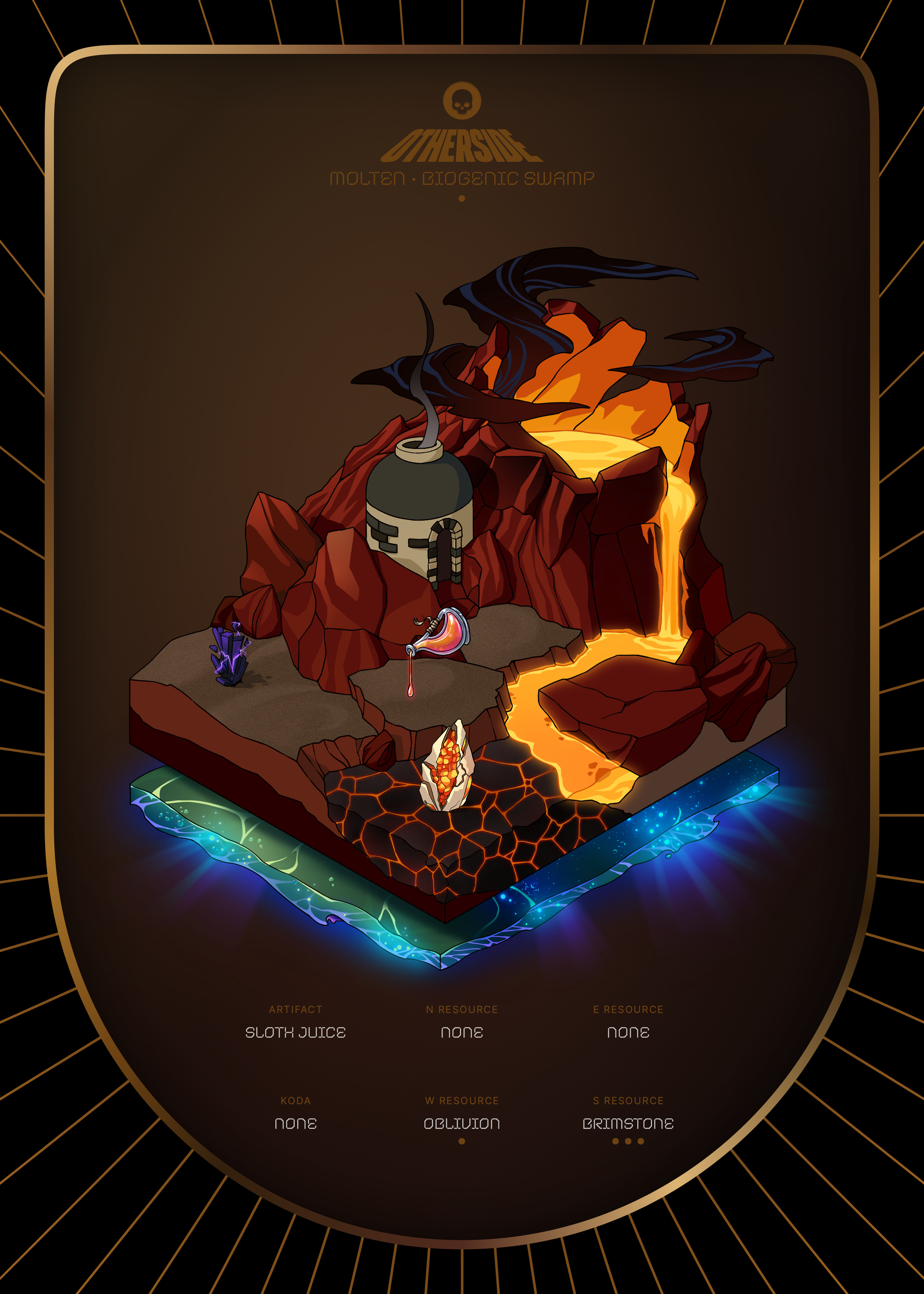 Otherdeed #677 — Molten