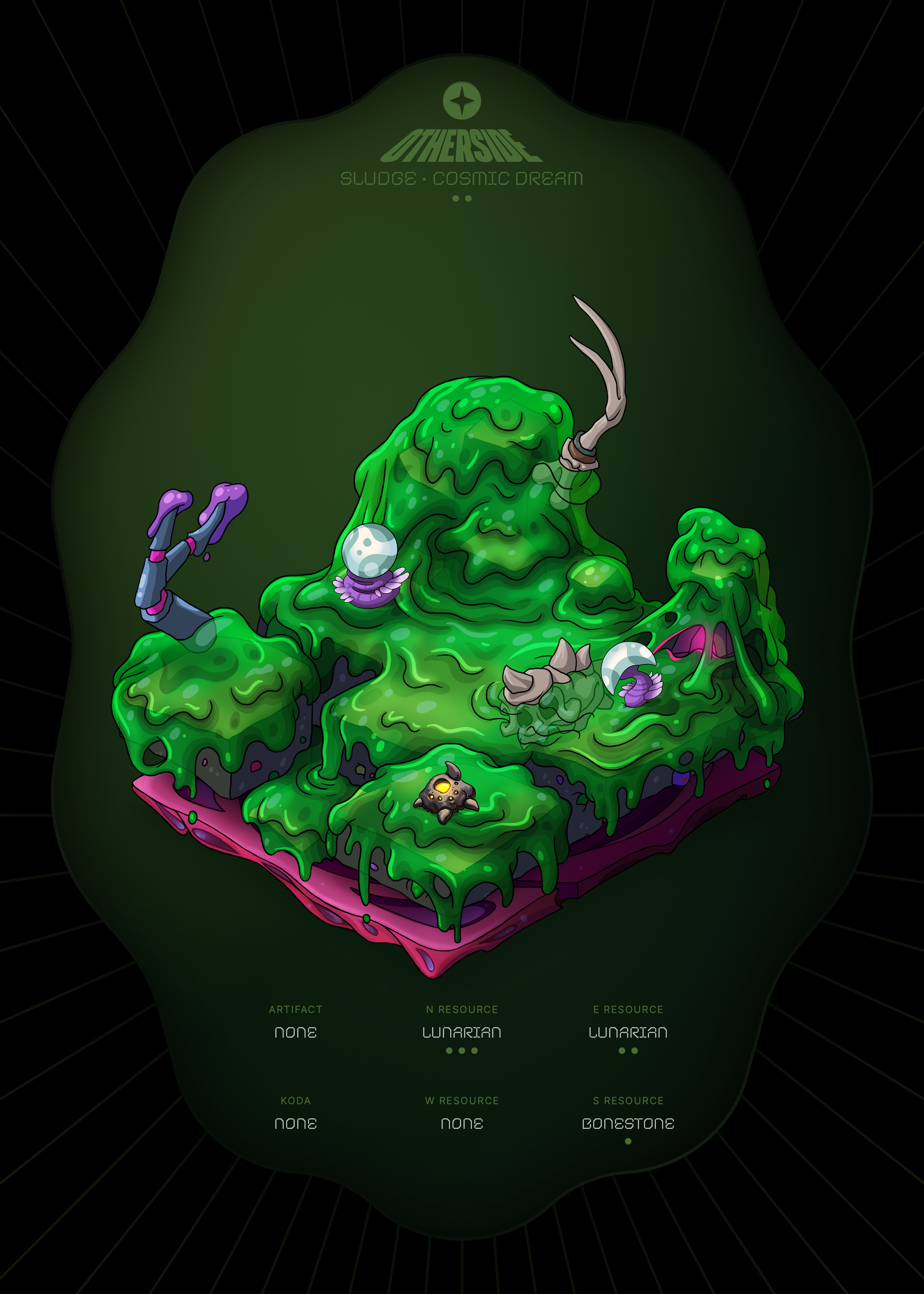 Otherdeed #93972 — Sludge