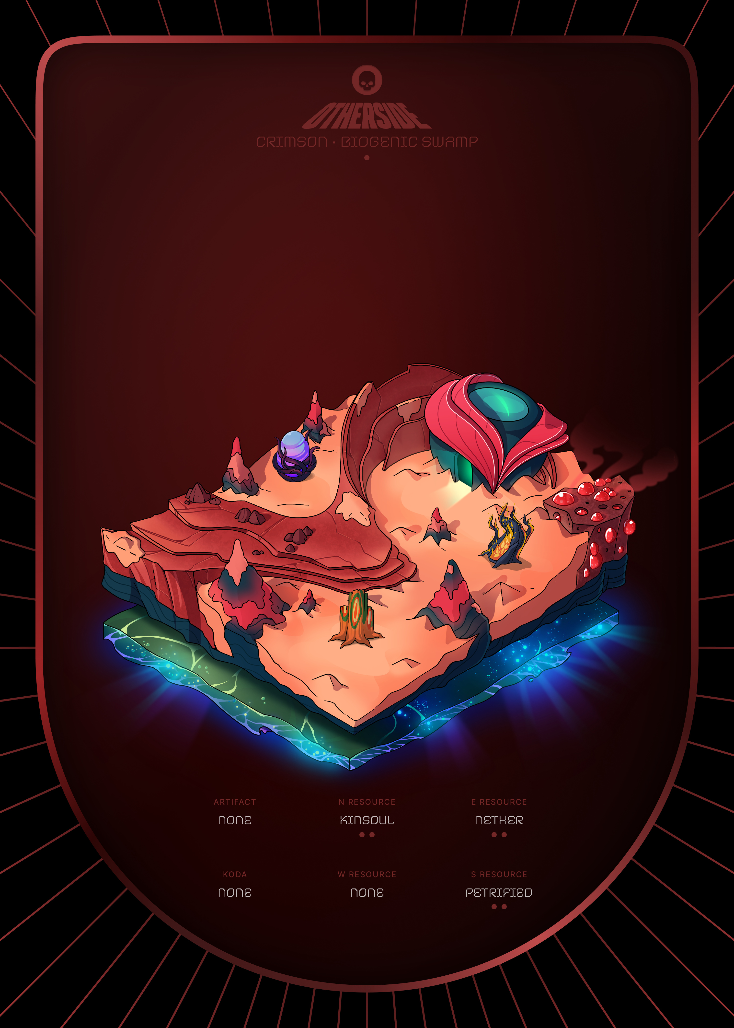 Otherdeed #1243 — Crimson