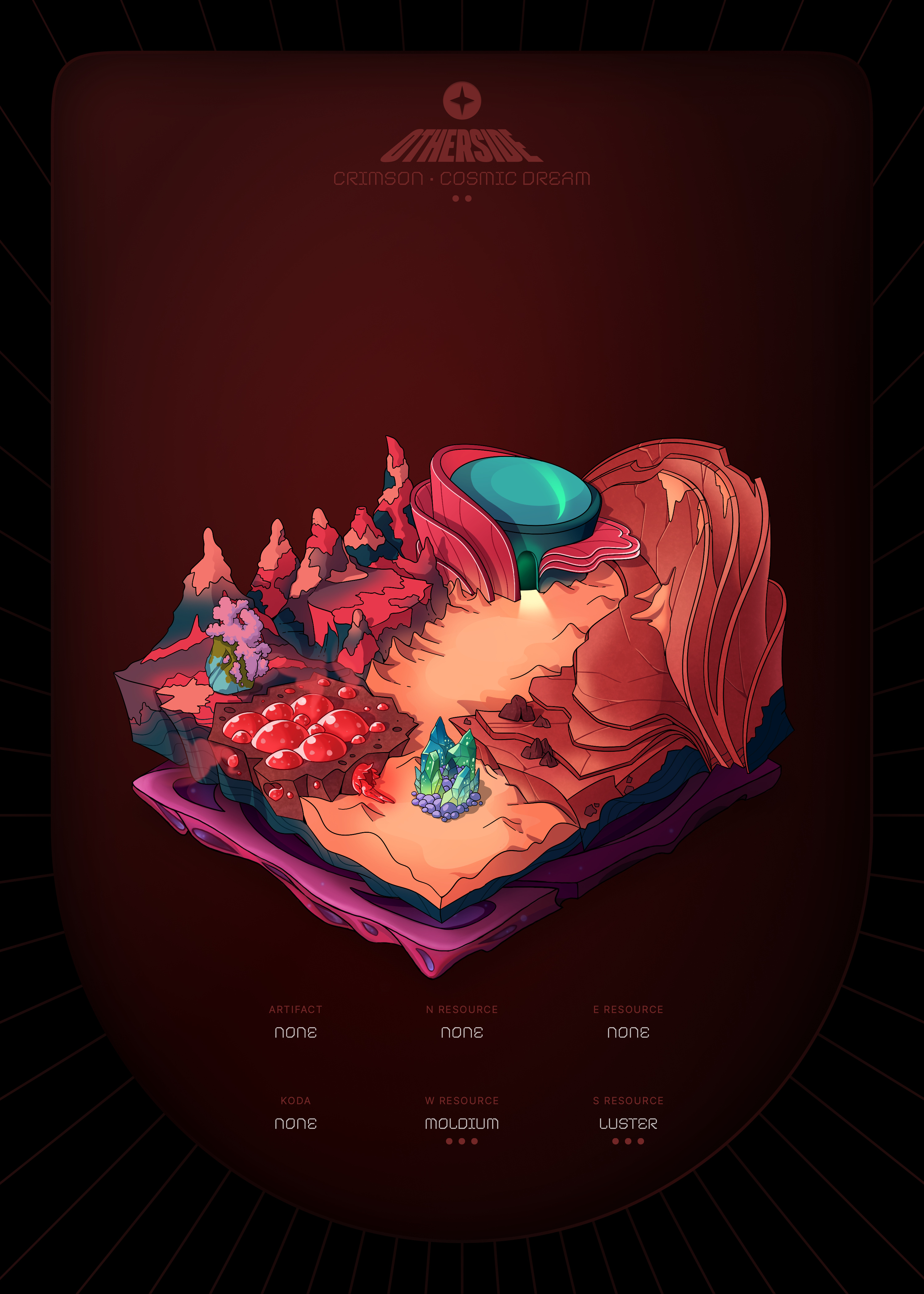 Otherdeed #39128 — Crimson