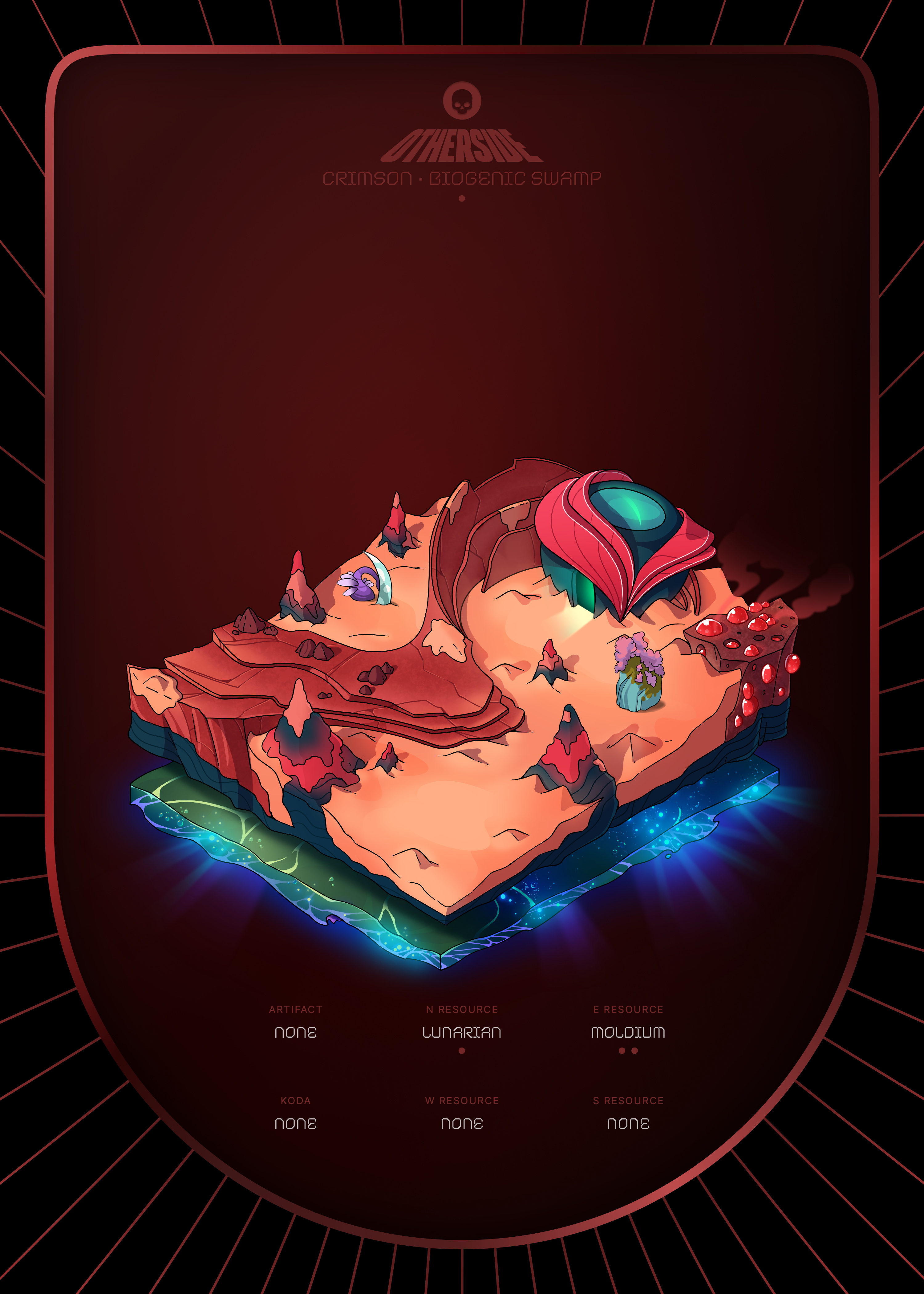 Otherdeed #1360 — Crimson