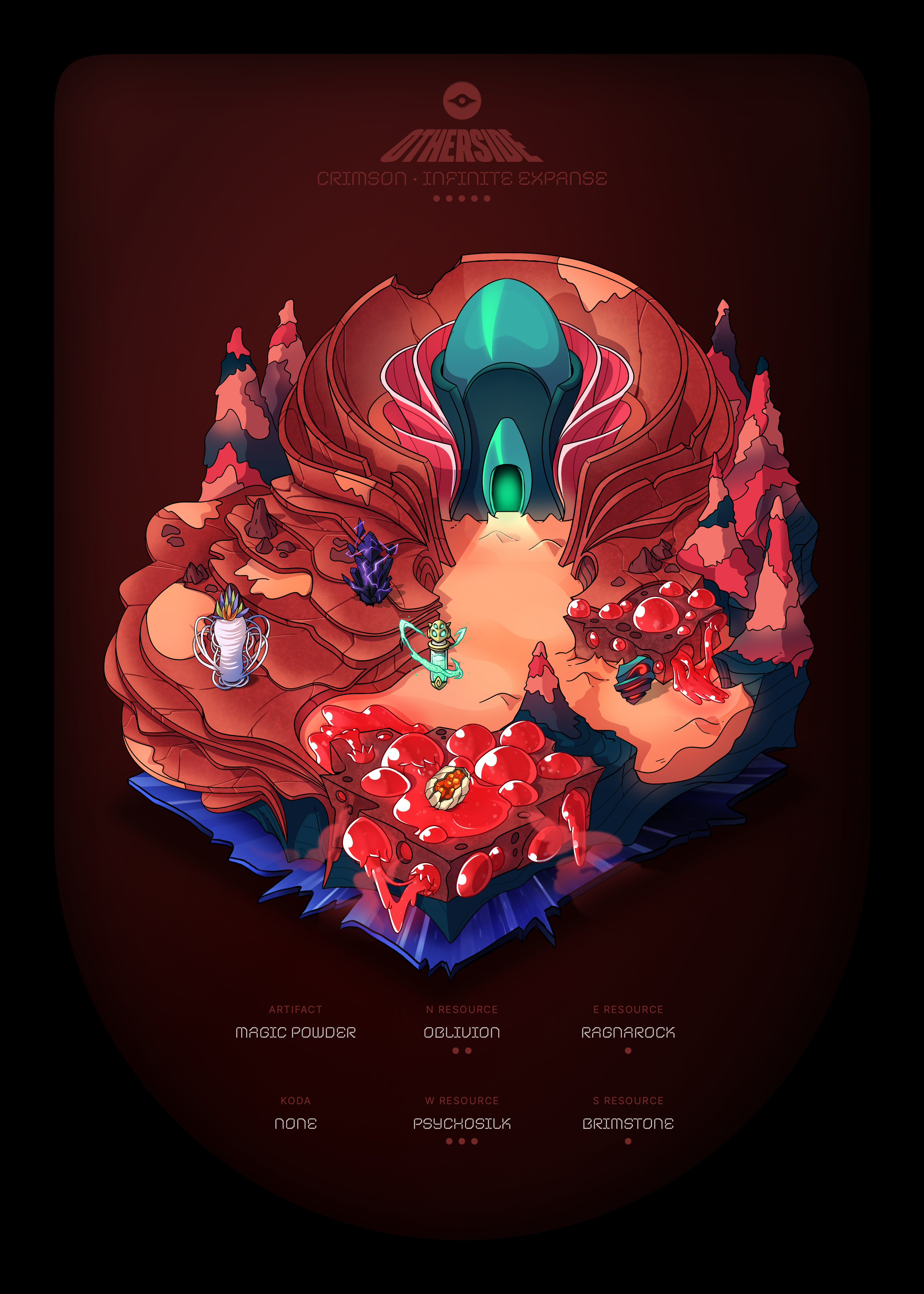 Otherdeed #43990 — Crimson