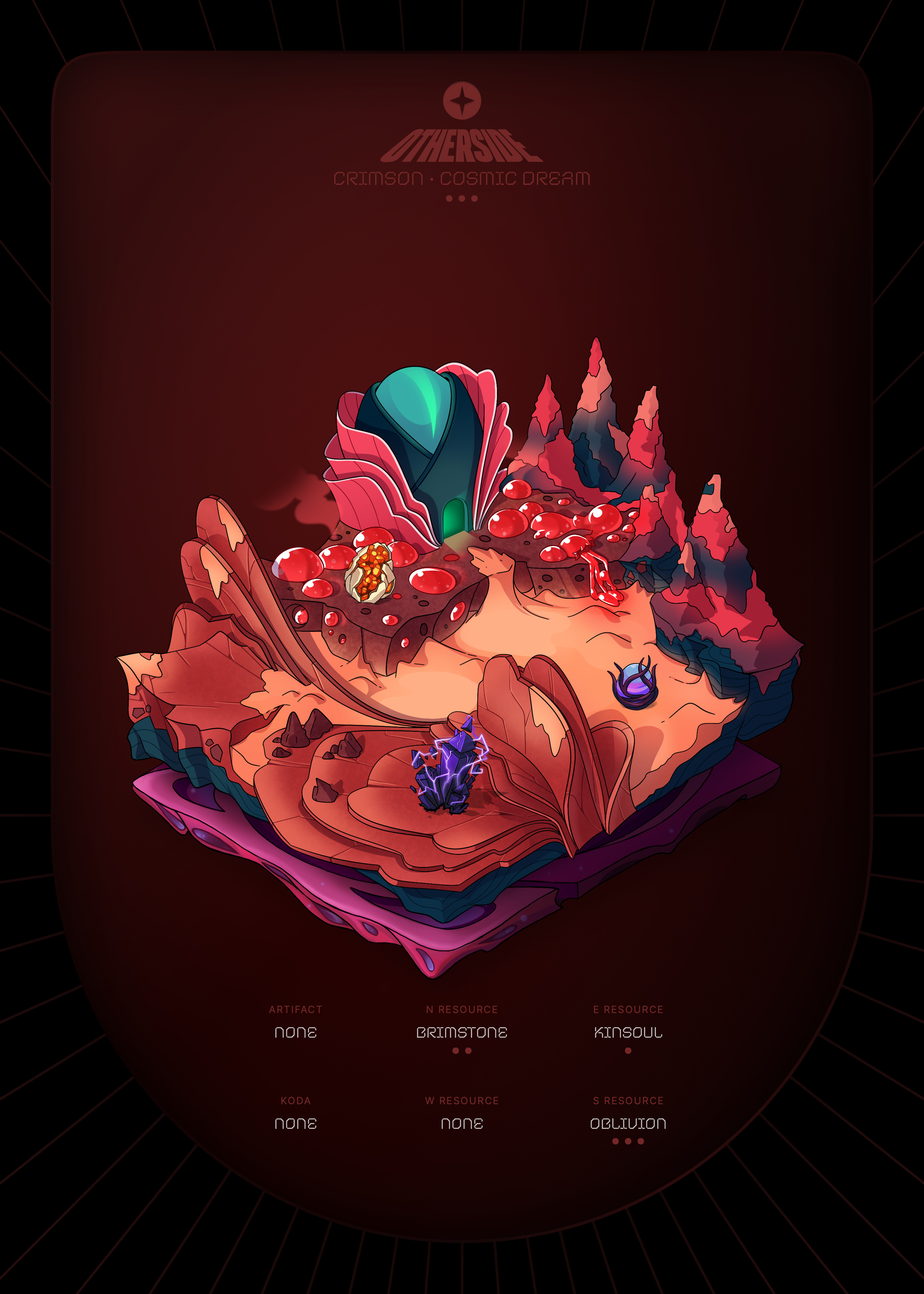 Otherdeed #92079 — Crimson