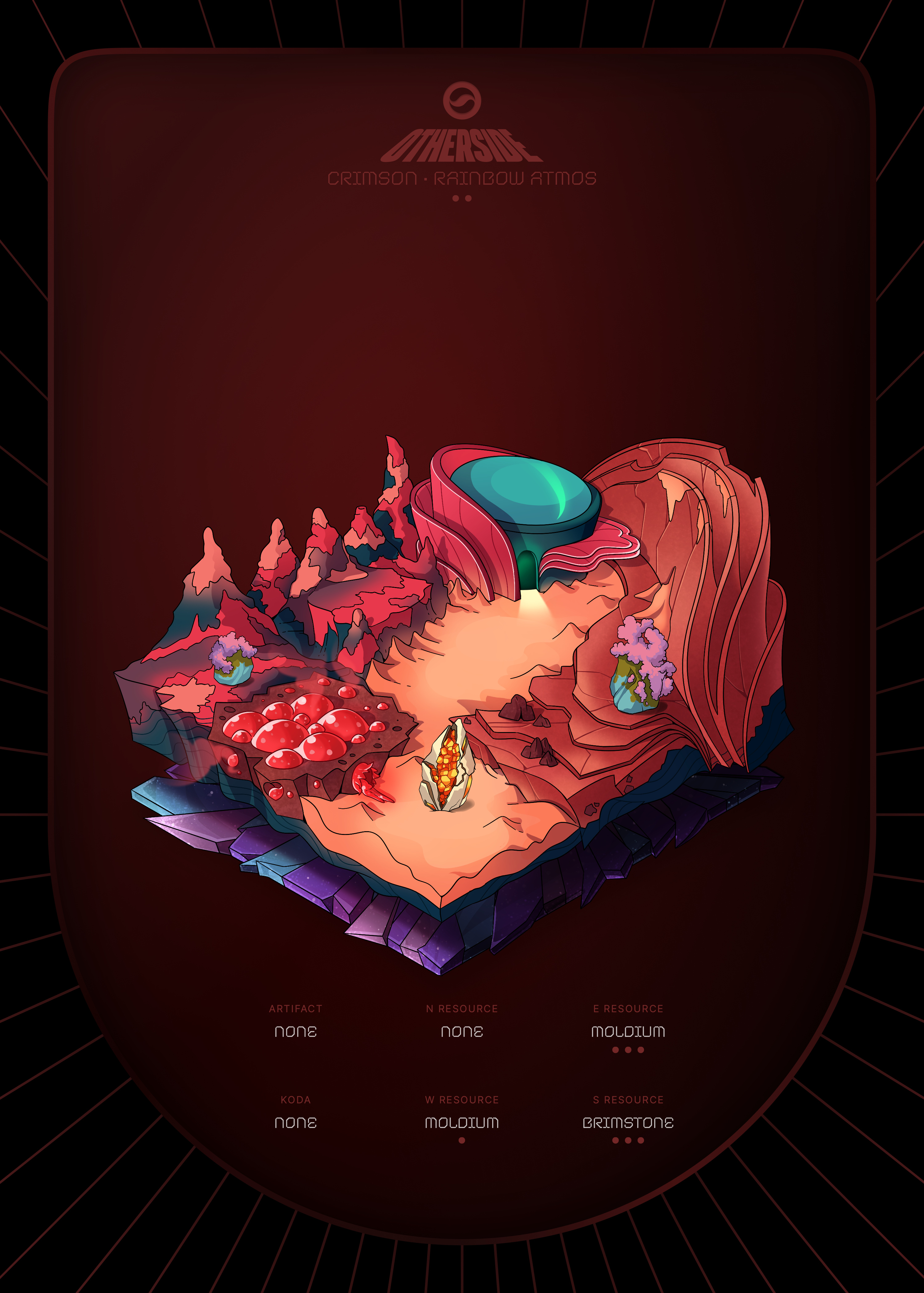 Otherdeed #70036 — Crimson