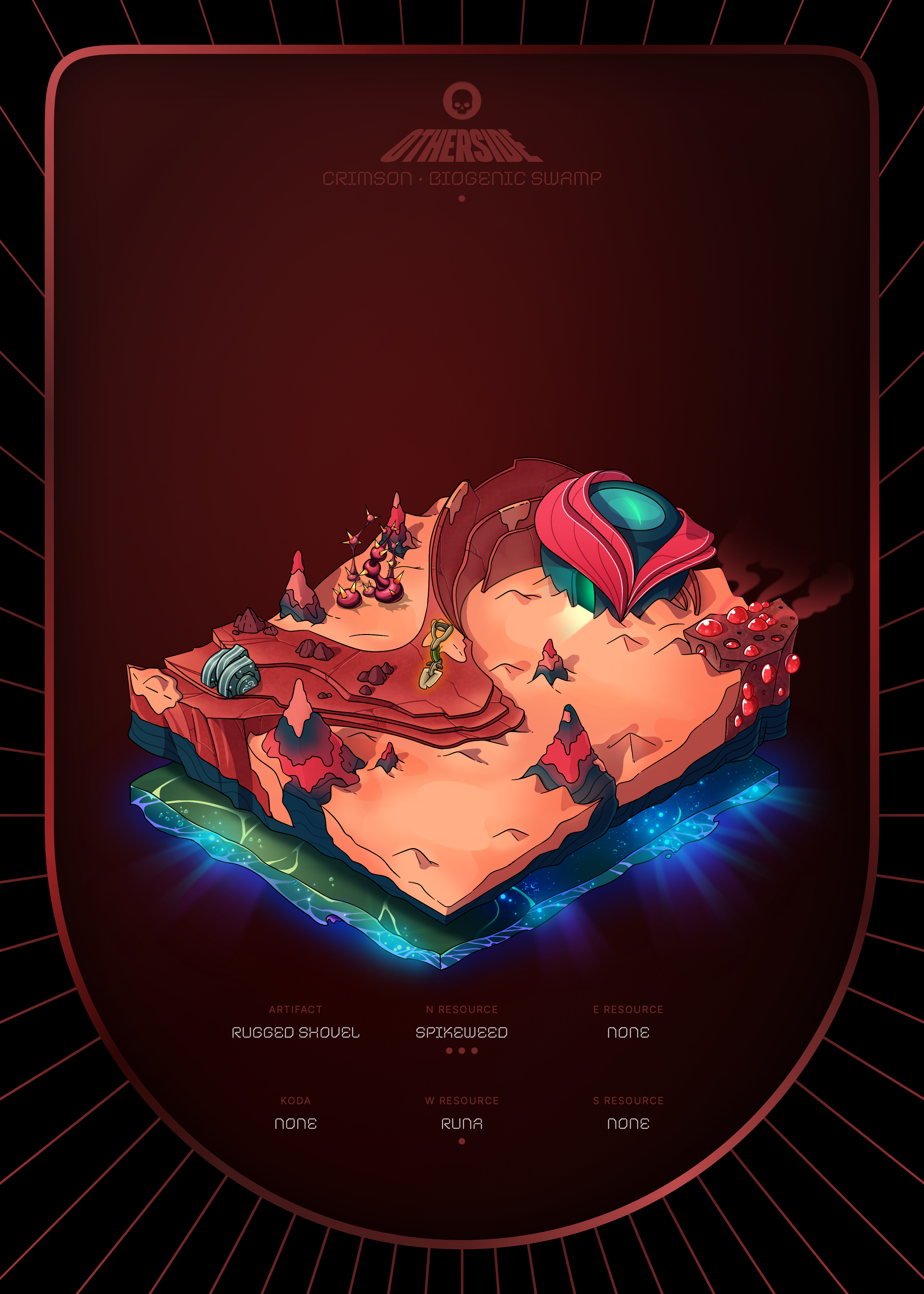 Otherdeed #8964 — Crimson
