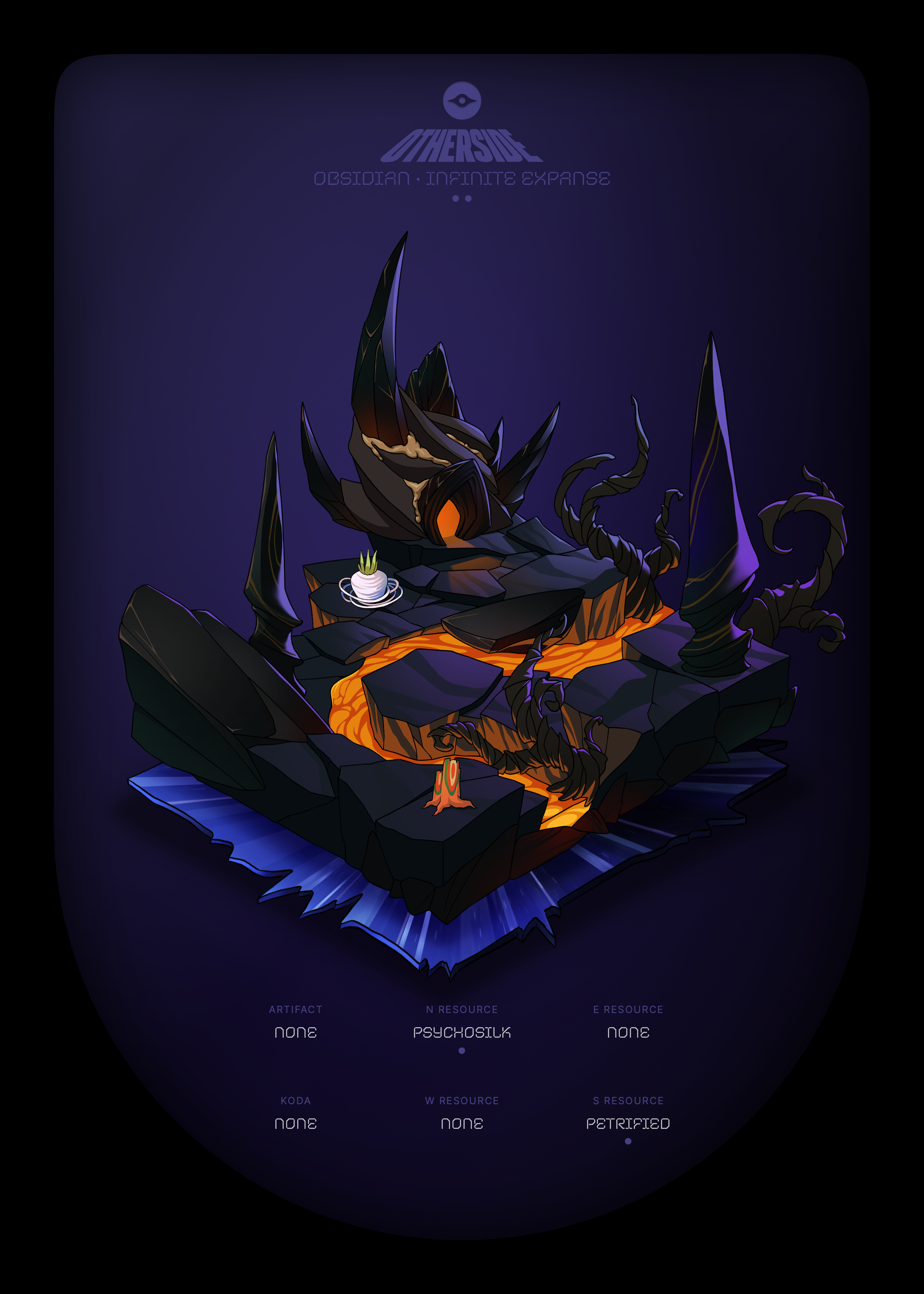 Otherdeed #43935 — Obsidian