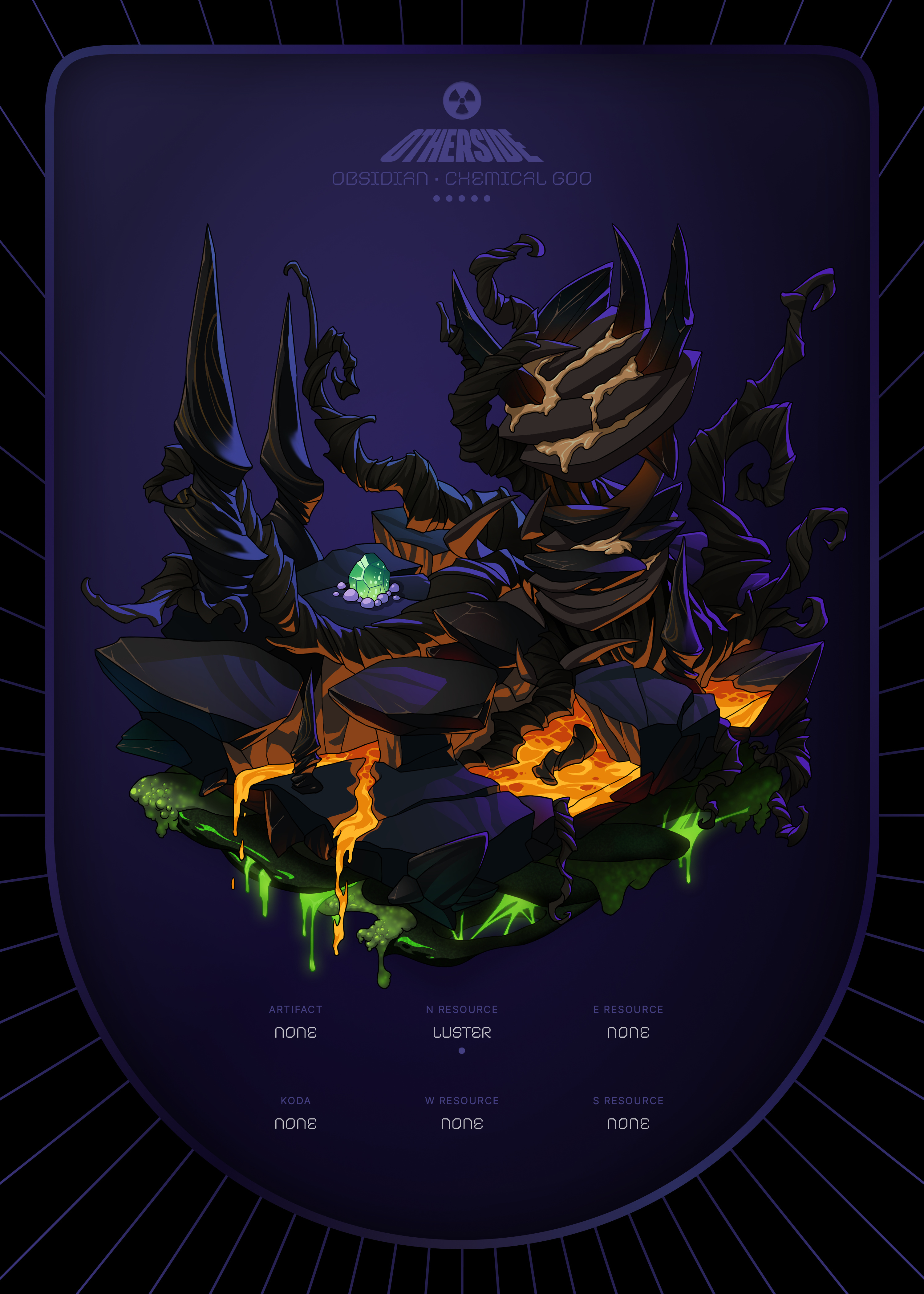 Otherdeed #13737 — Obsidian
