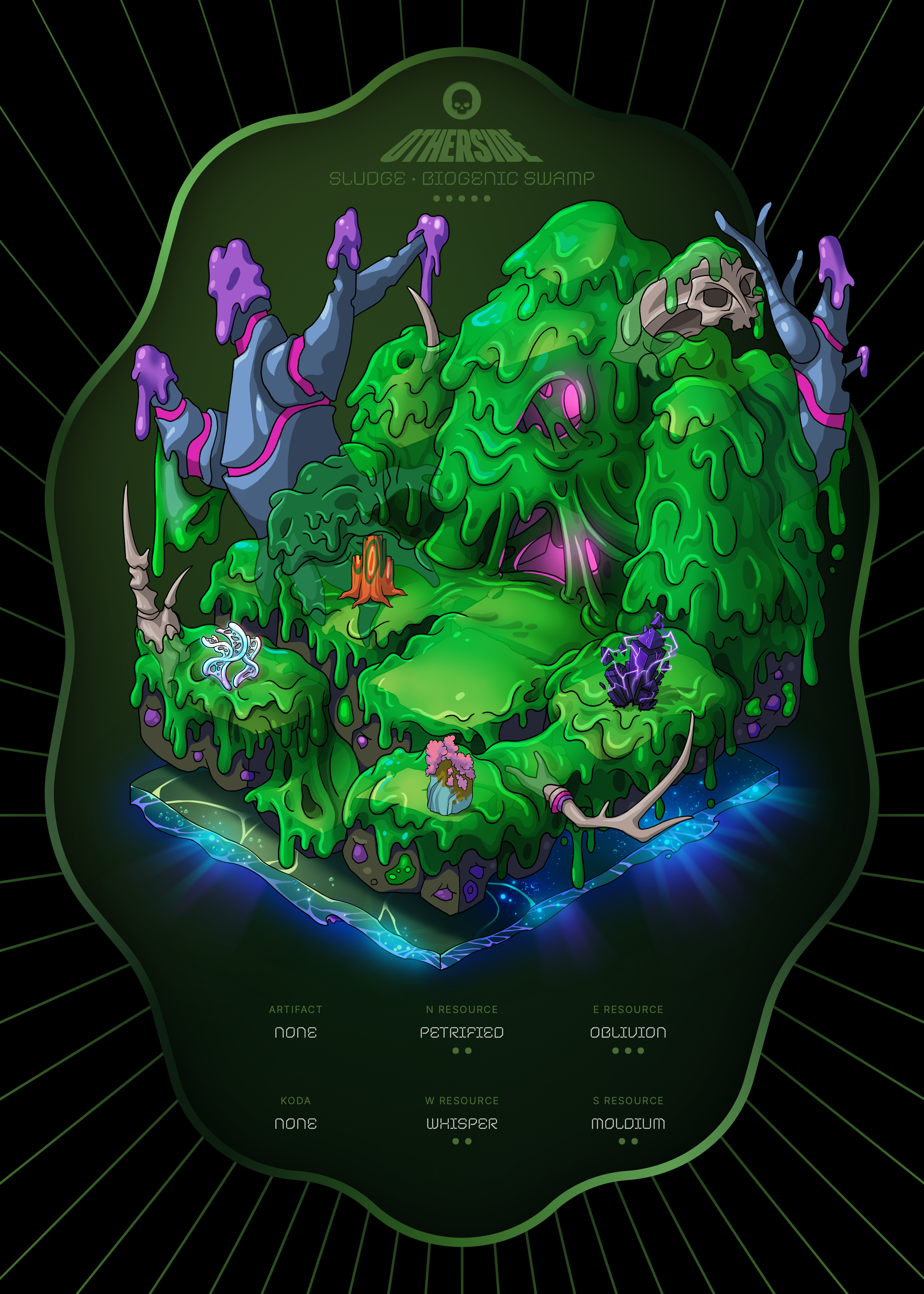 Otherdeed #3743 — Sludge