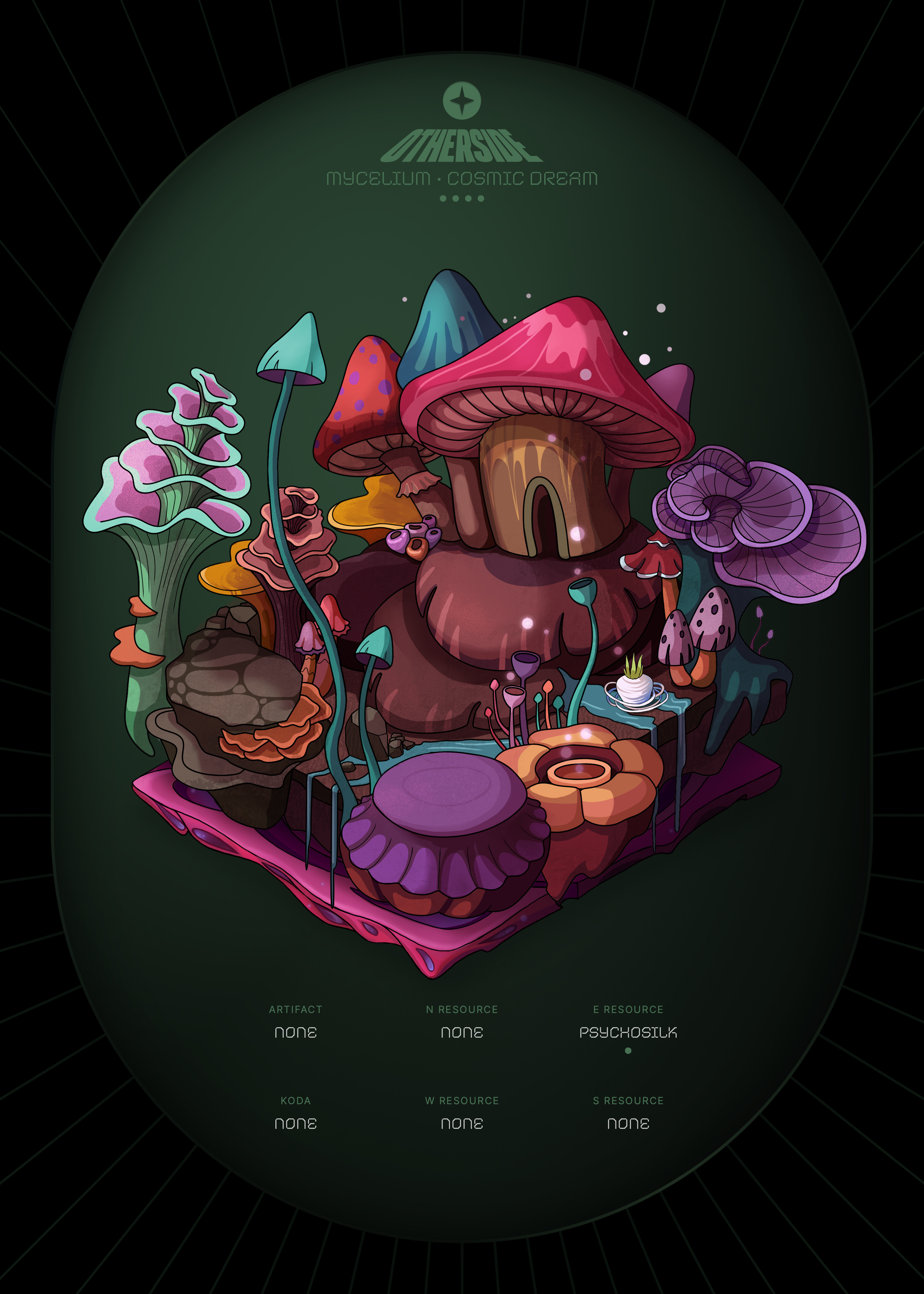 Otherdeed #32208 — Mycelium