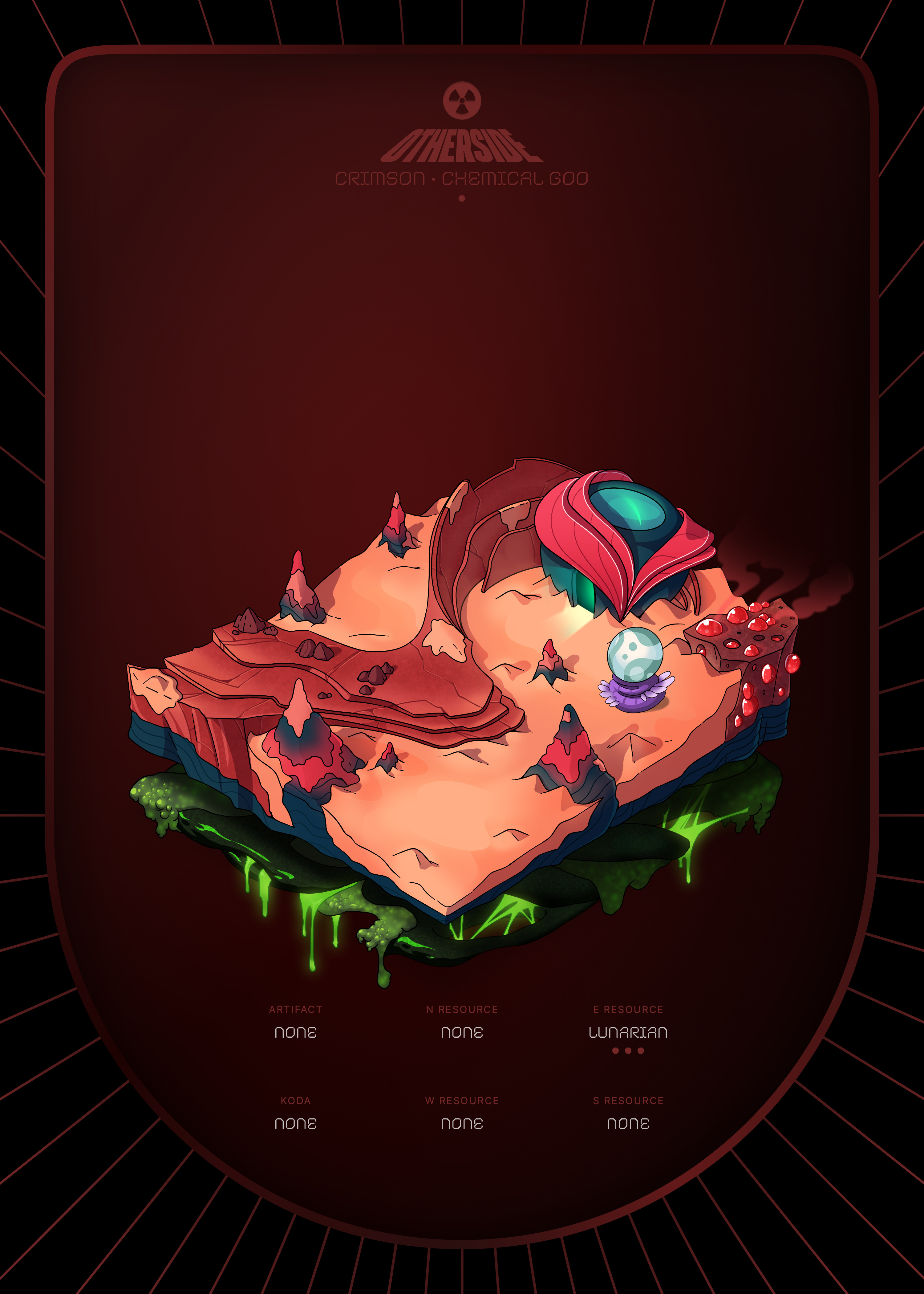 Otherdeed #17424 — Crimson