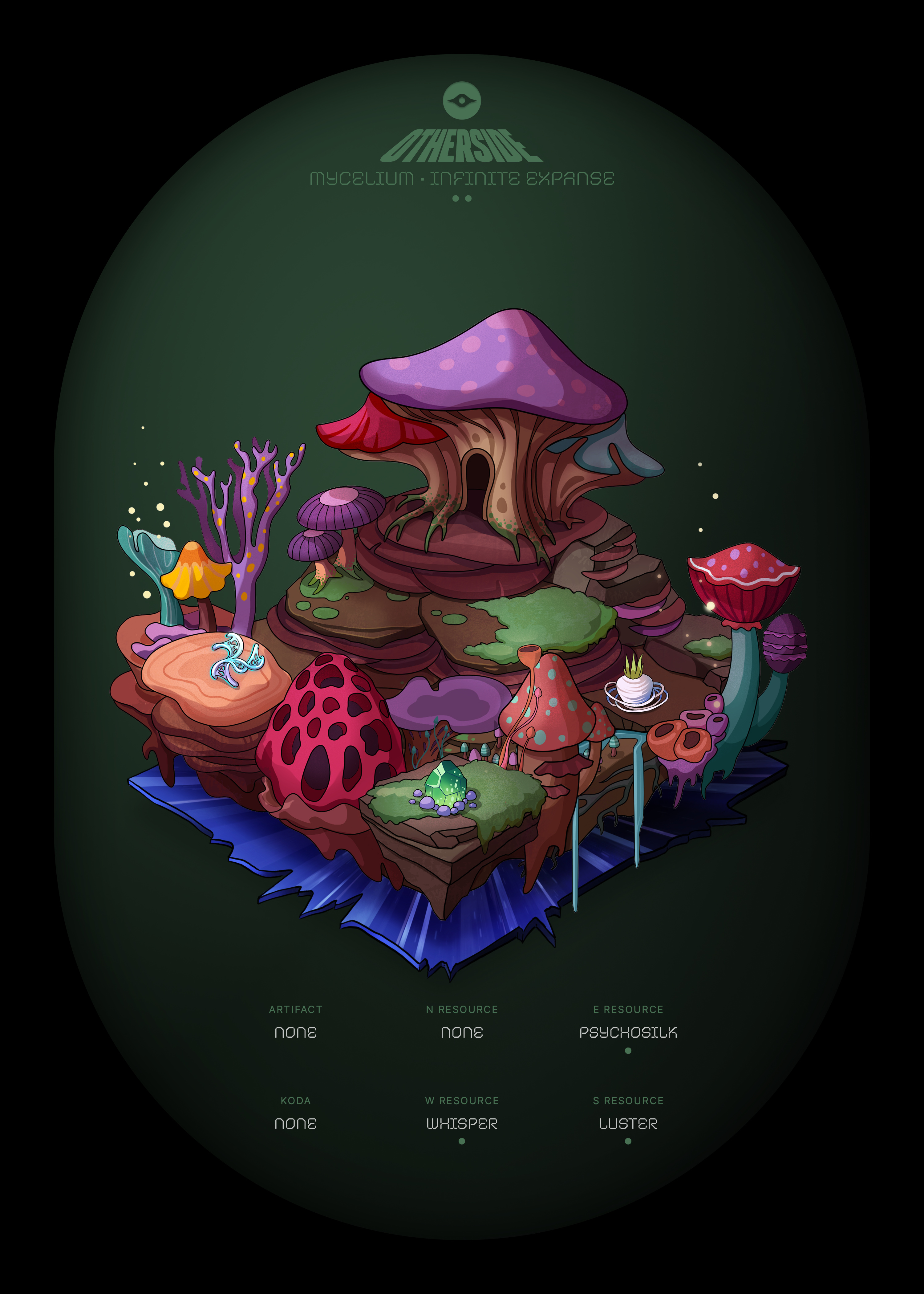 Otherdeed #64359 — Mycelium