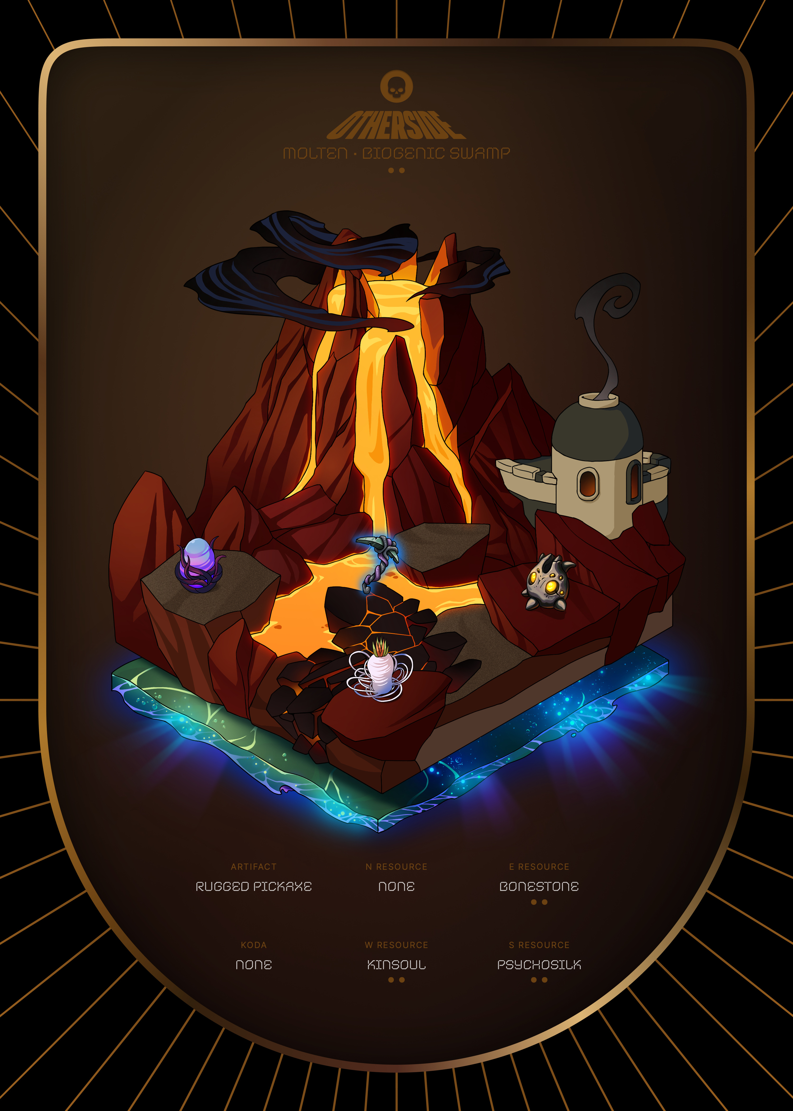 Otherdeed #2152 — Molten