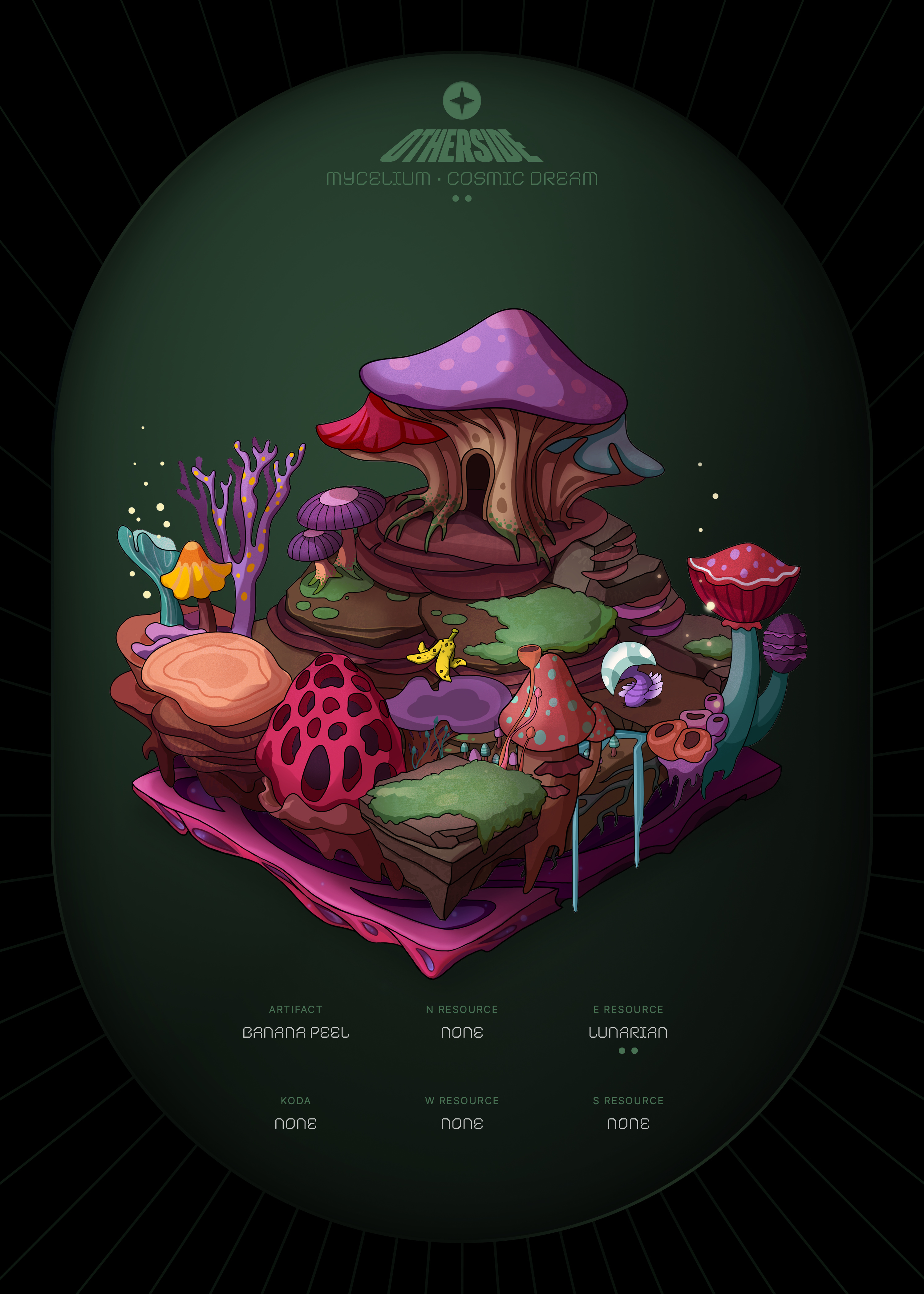 Otherdeed #91532 — Mycelium