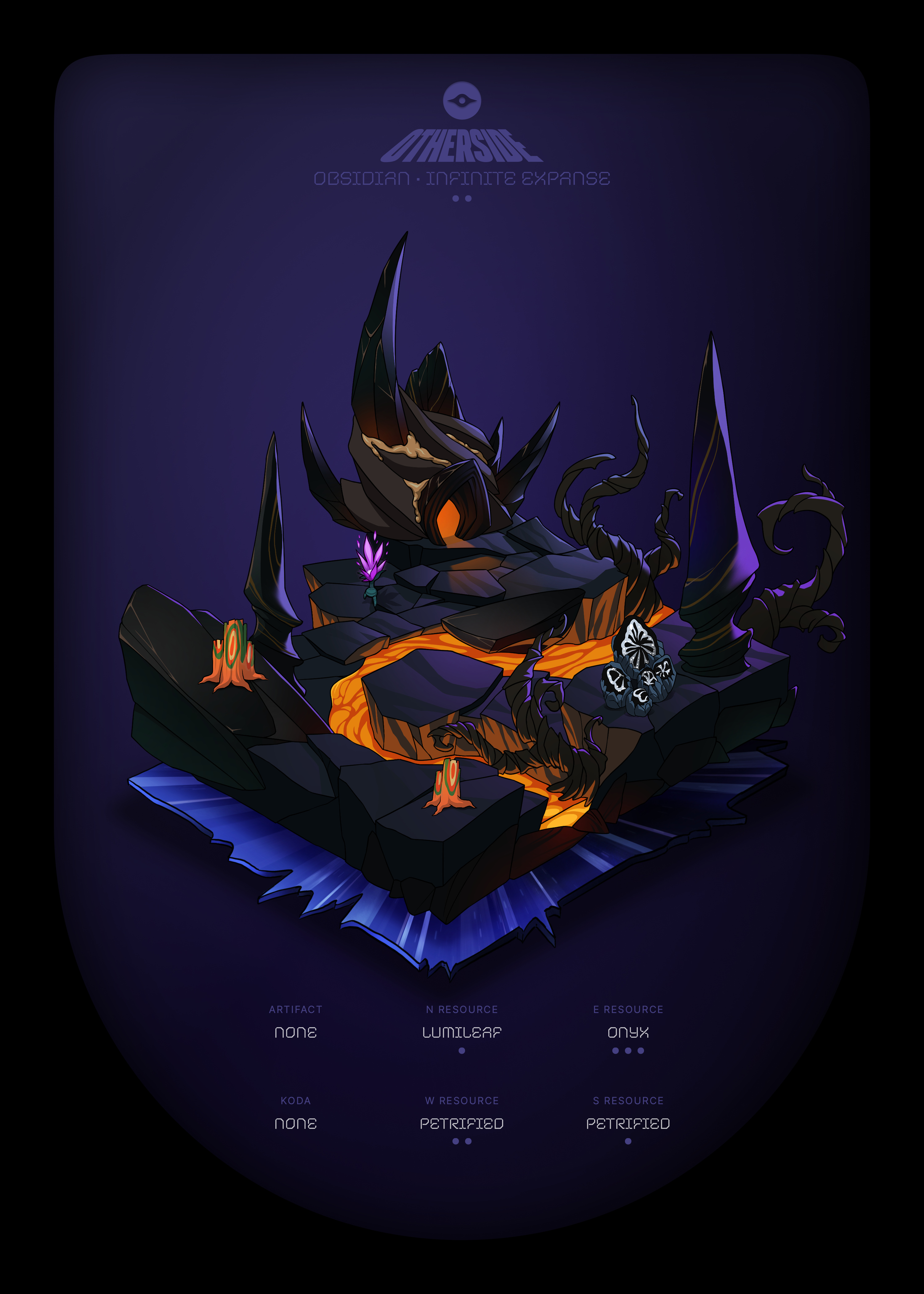 Otherdeed #46874 — Obsidian
