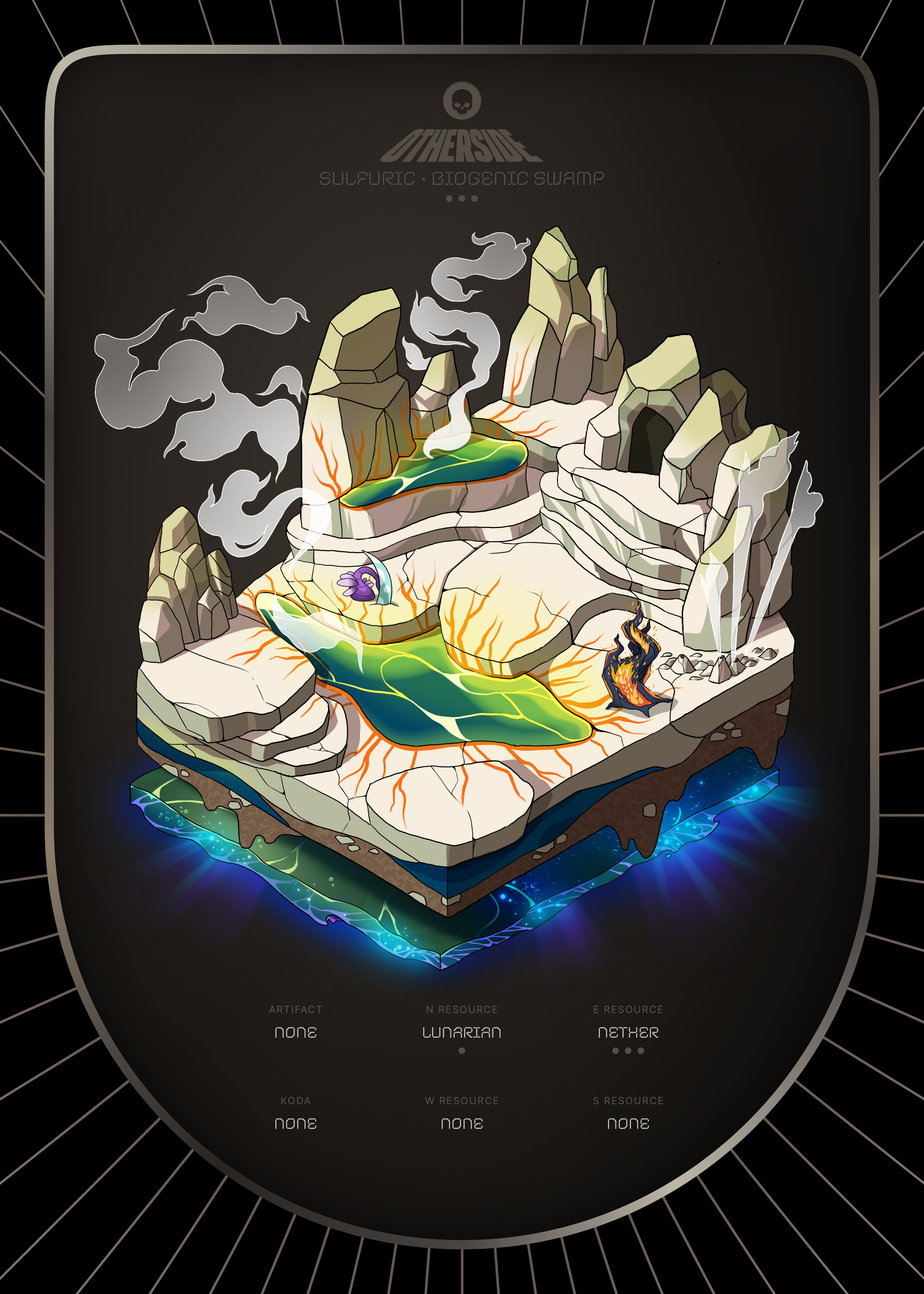 Otherdeed #5561 — Sulfuric