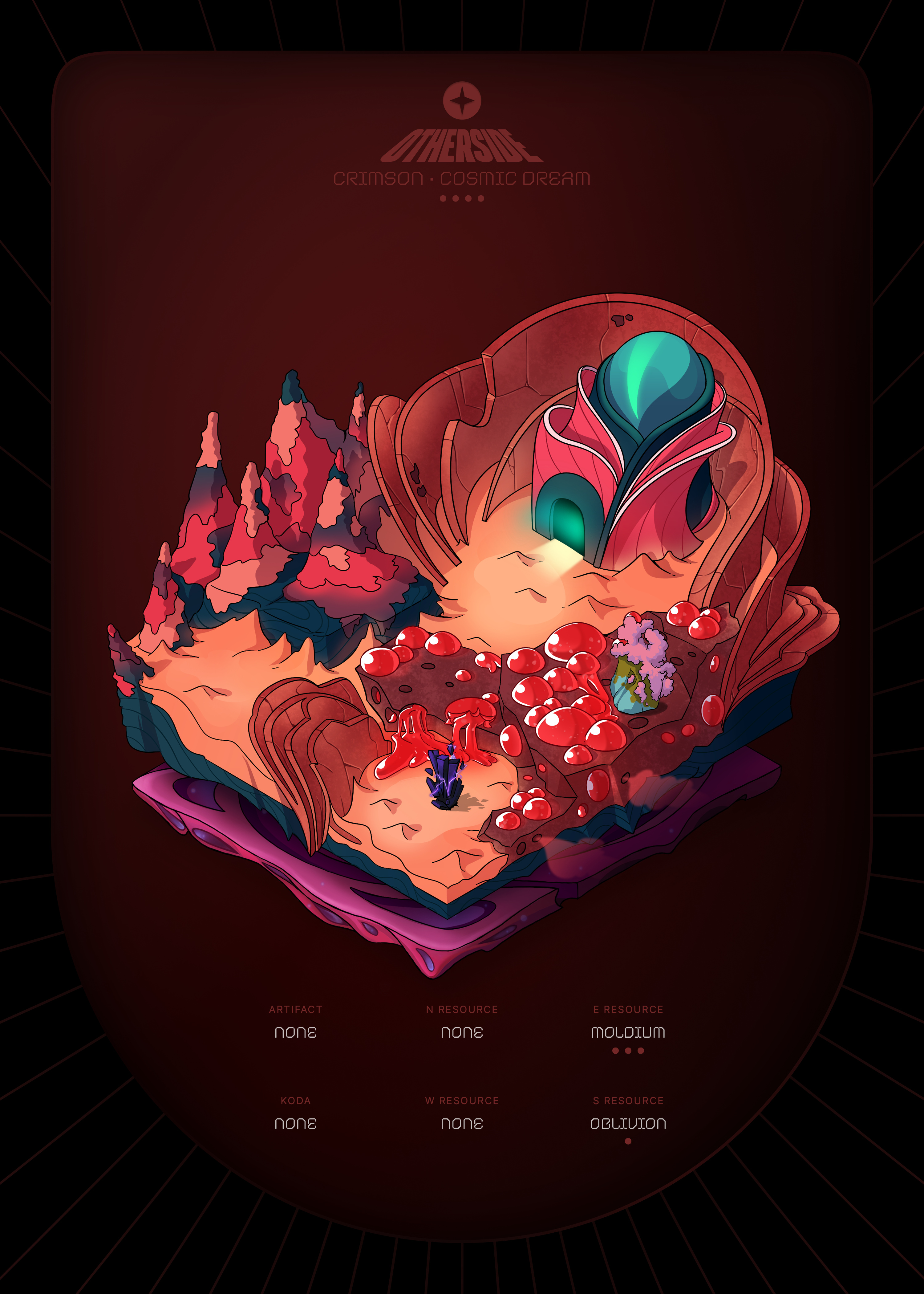 Otherdeed #88488 — Crimson