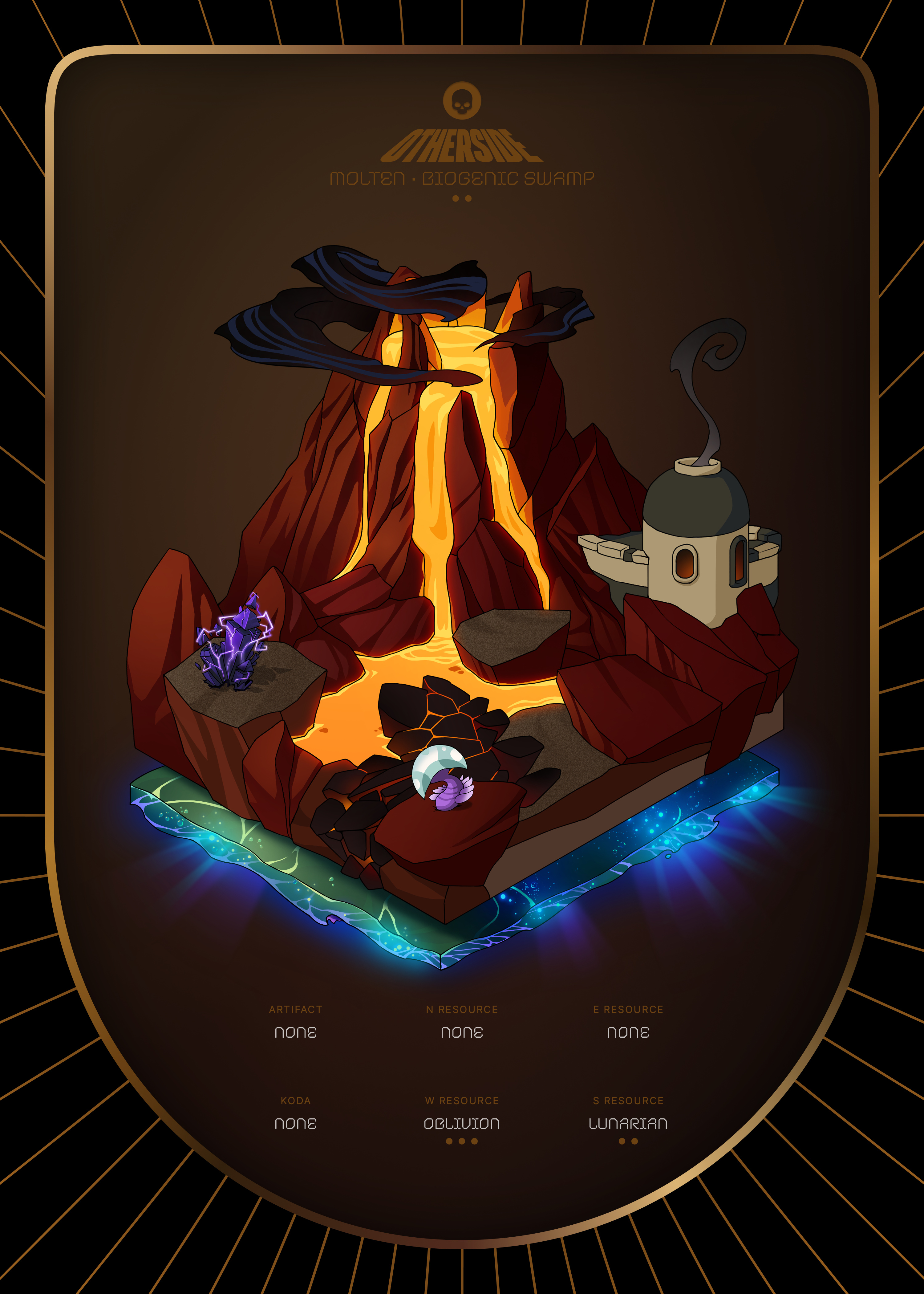 Otherdeed #1530 — Molten
