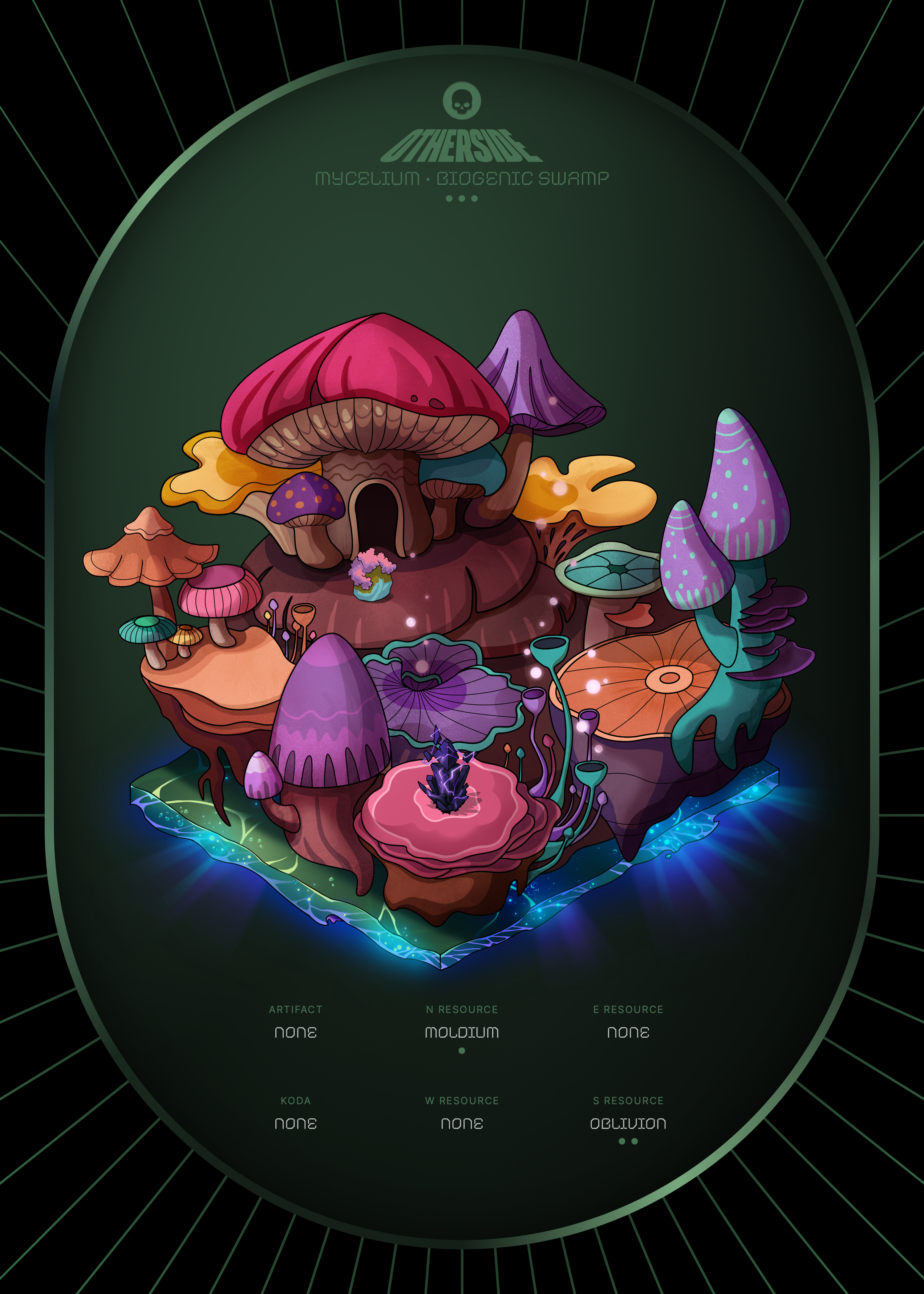Otherdeed #8489 — Mycelium