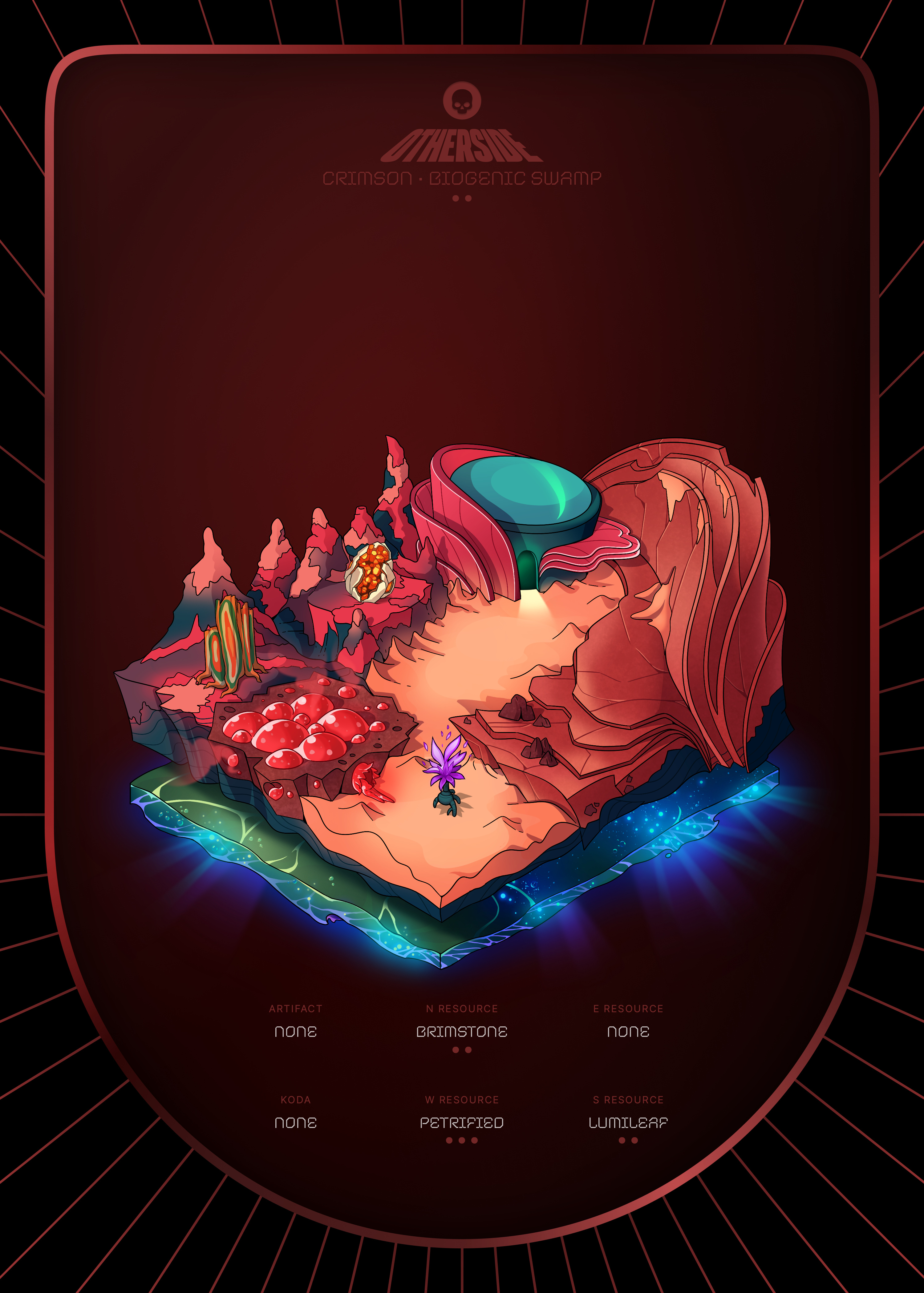 Otherdeed #881 — Crimson