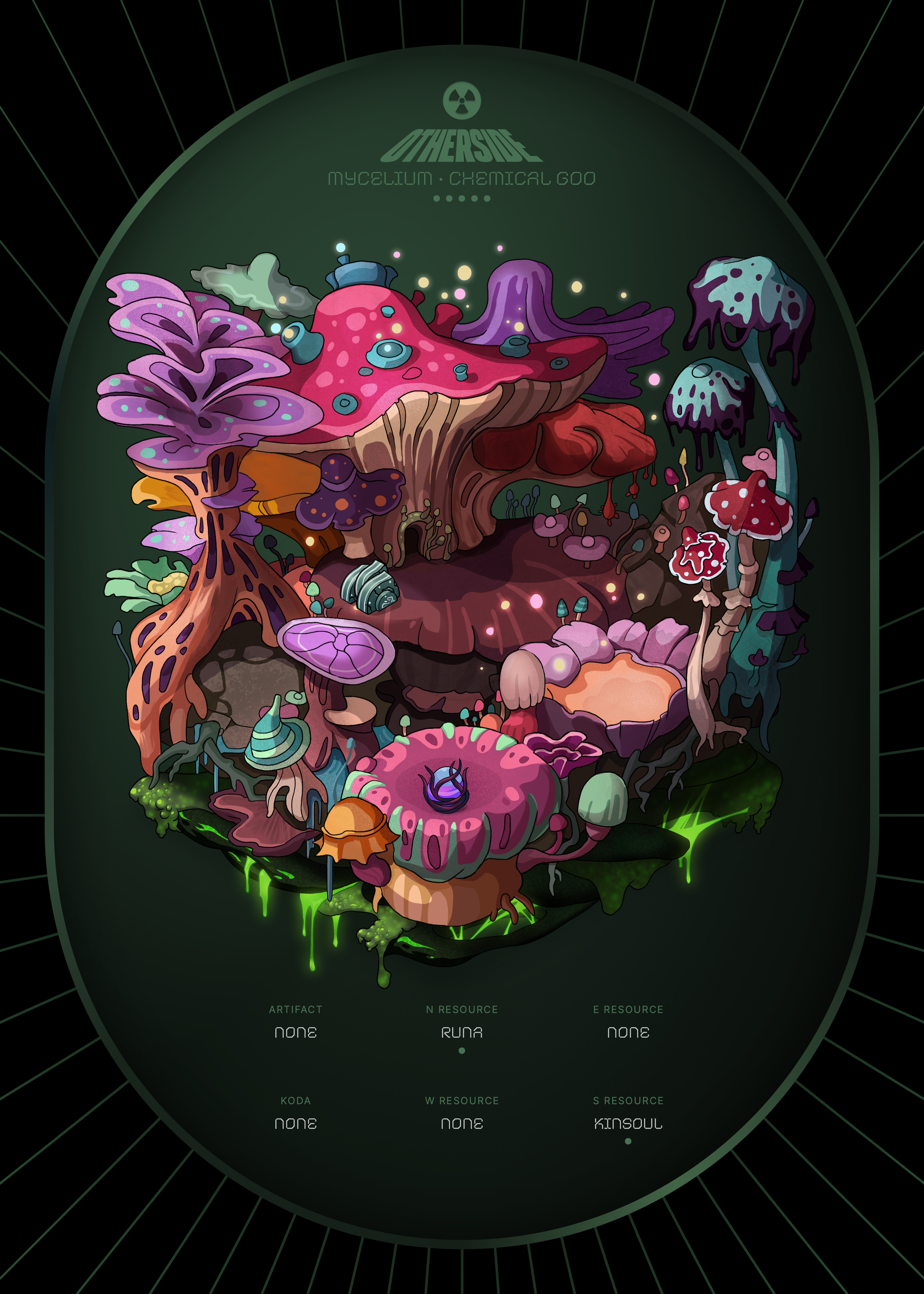 Otherdeed #10644 — Mycelium