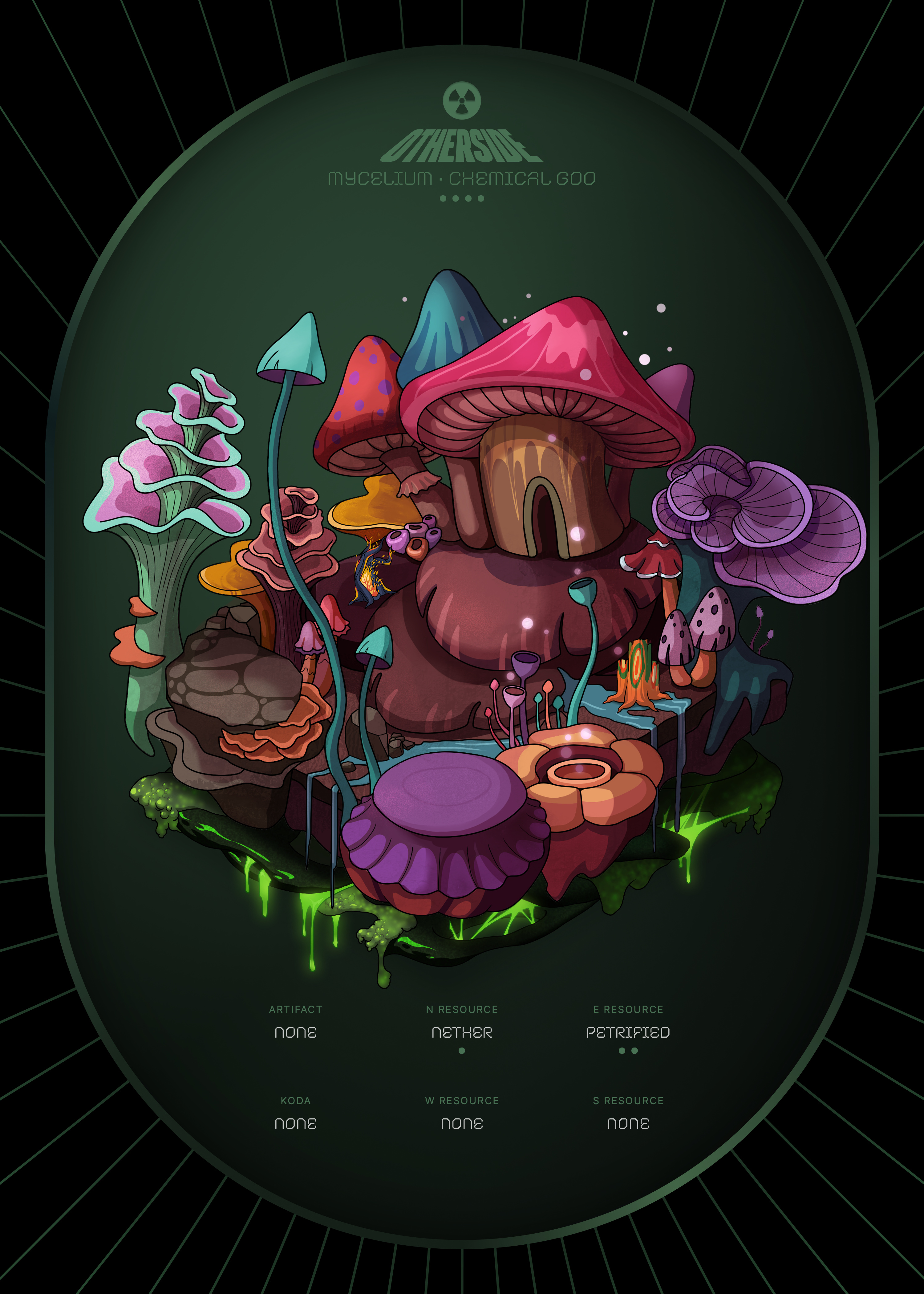Otherdeed #22381 — Mycelium