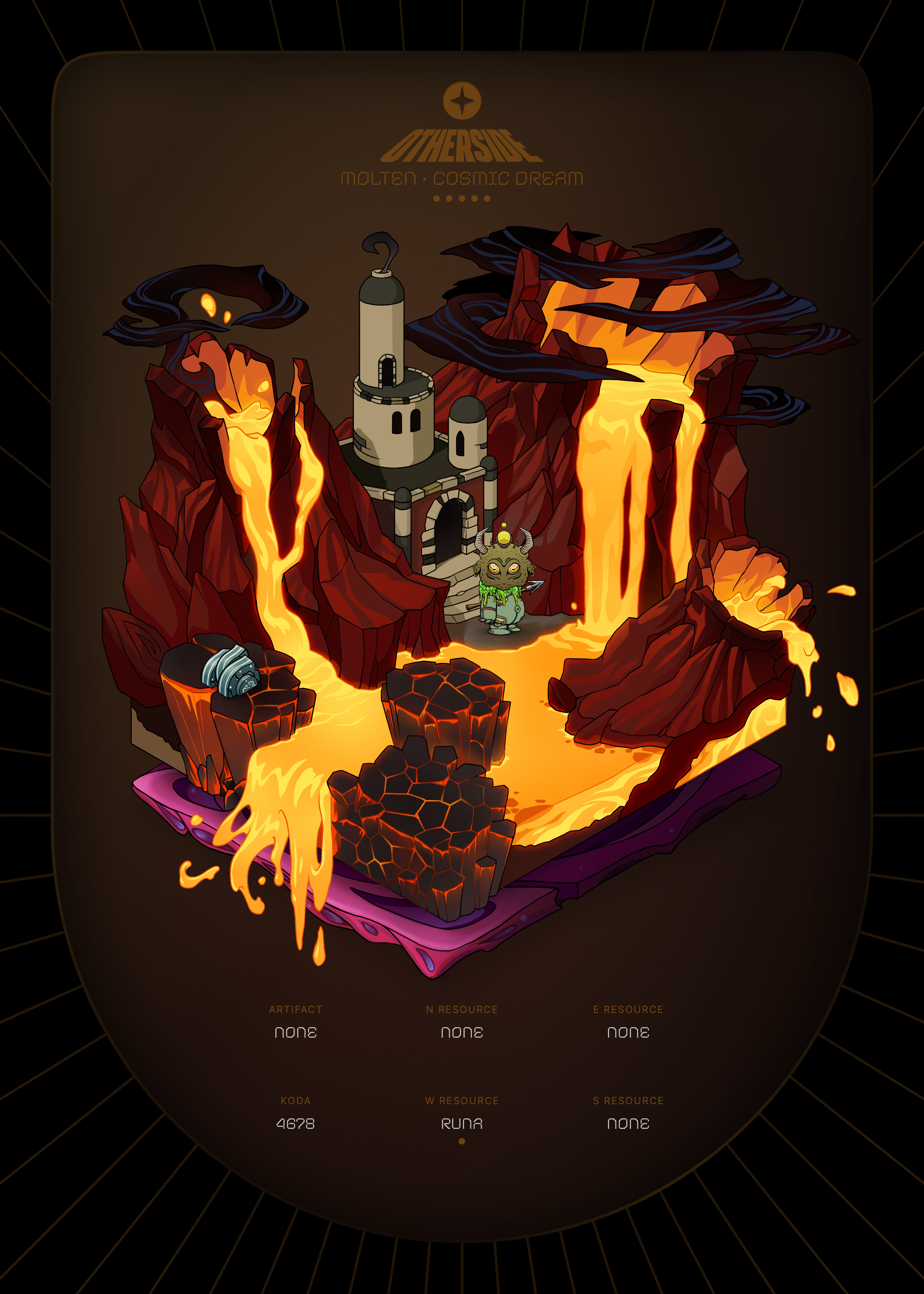 Otherdeed #32954 — Molten