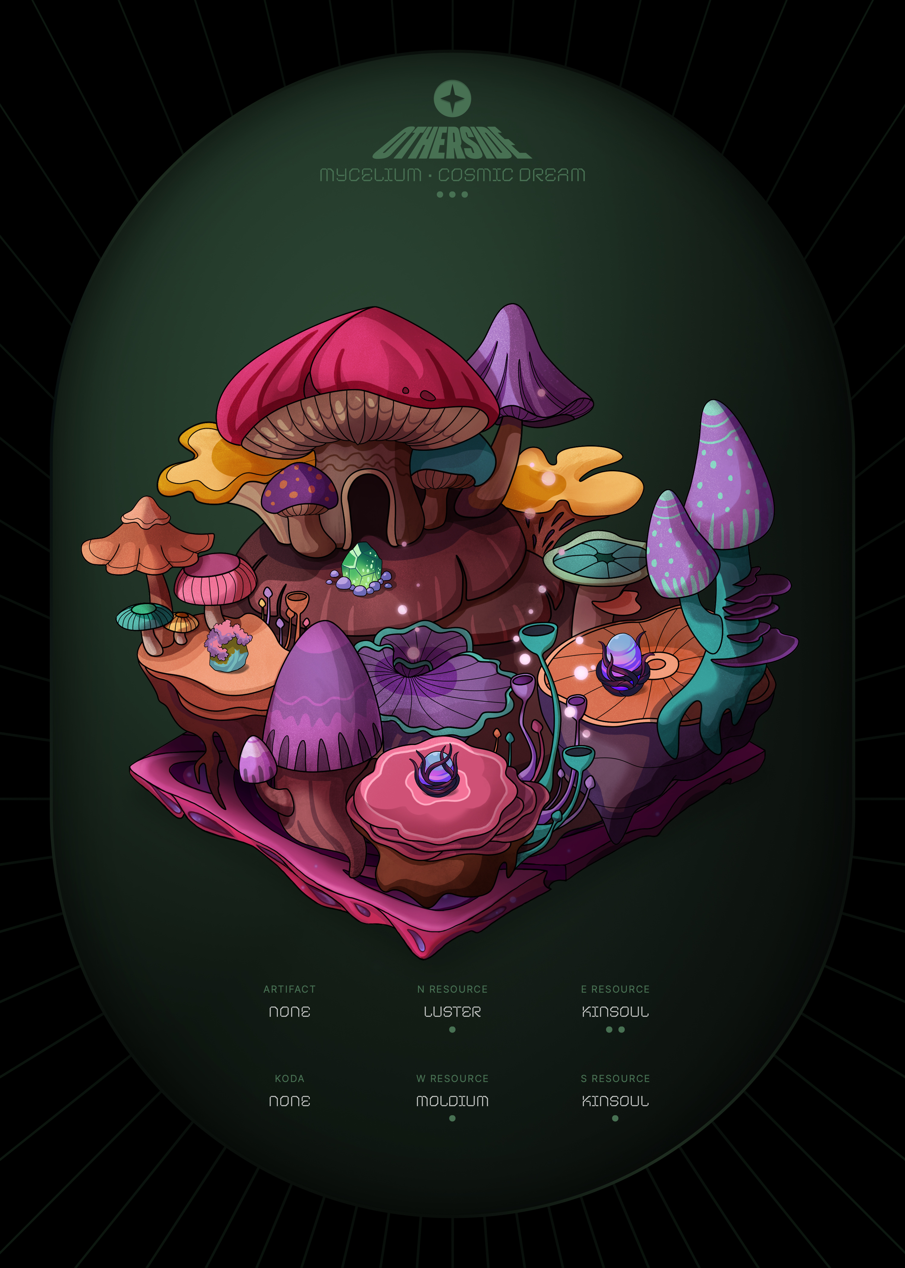 Otherdeed #99498 — Mycelium