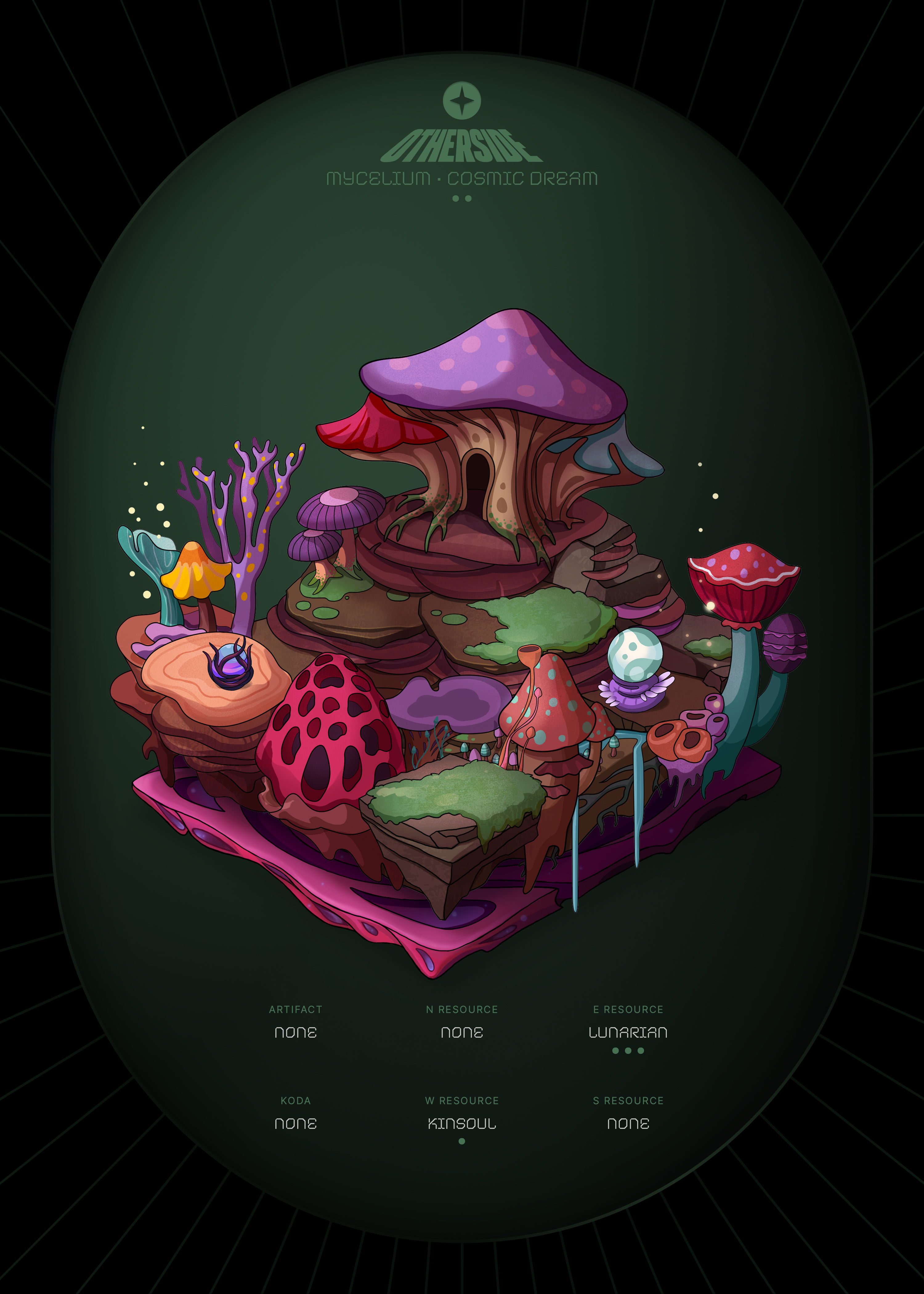 Otherdeed #92595 — Mycelium
