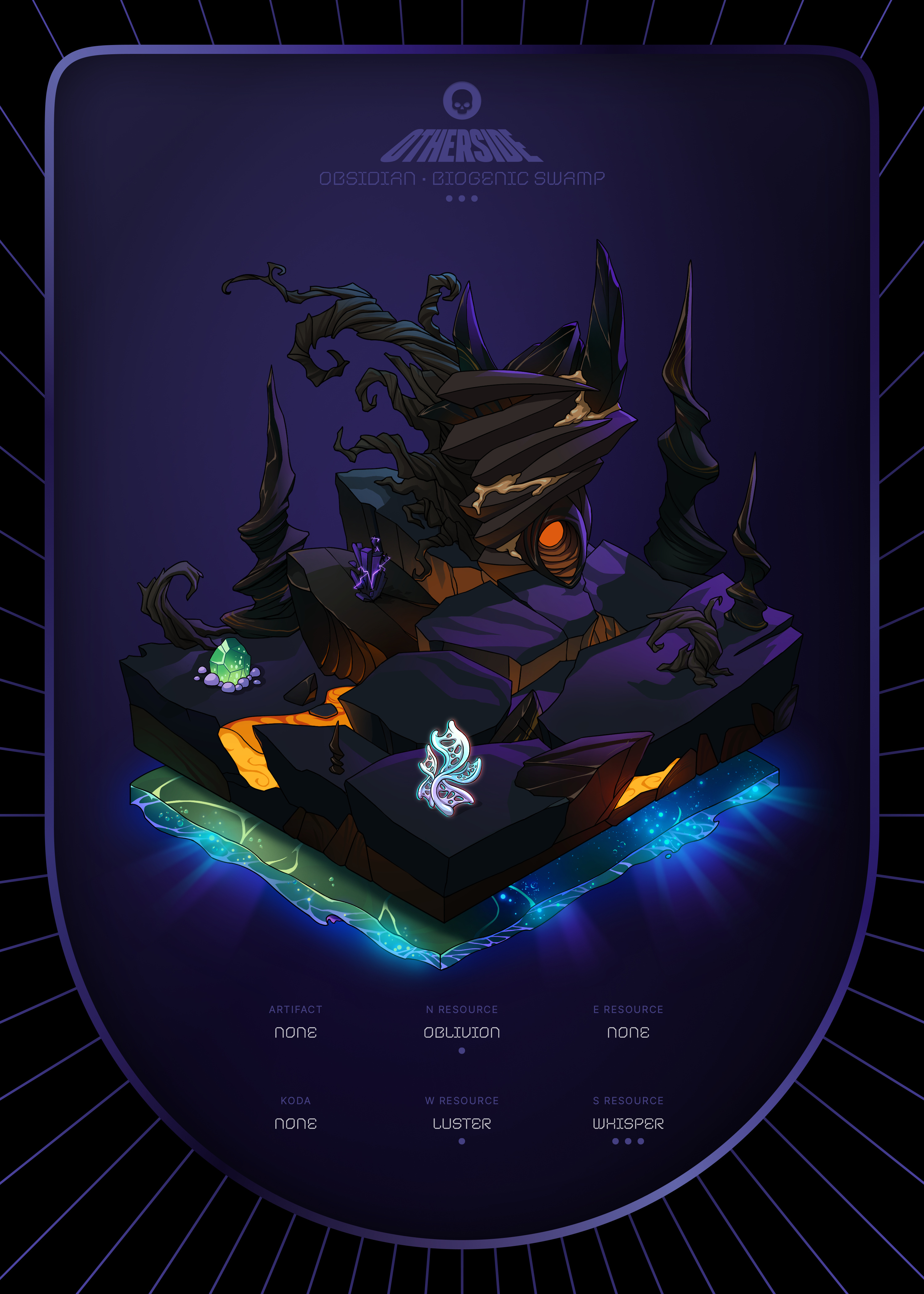 Otherdeed #5165 — Obsidian