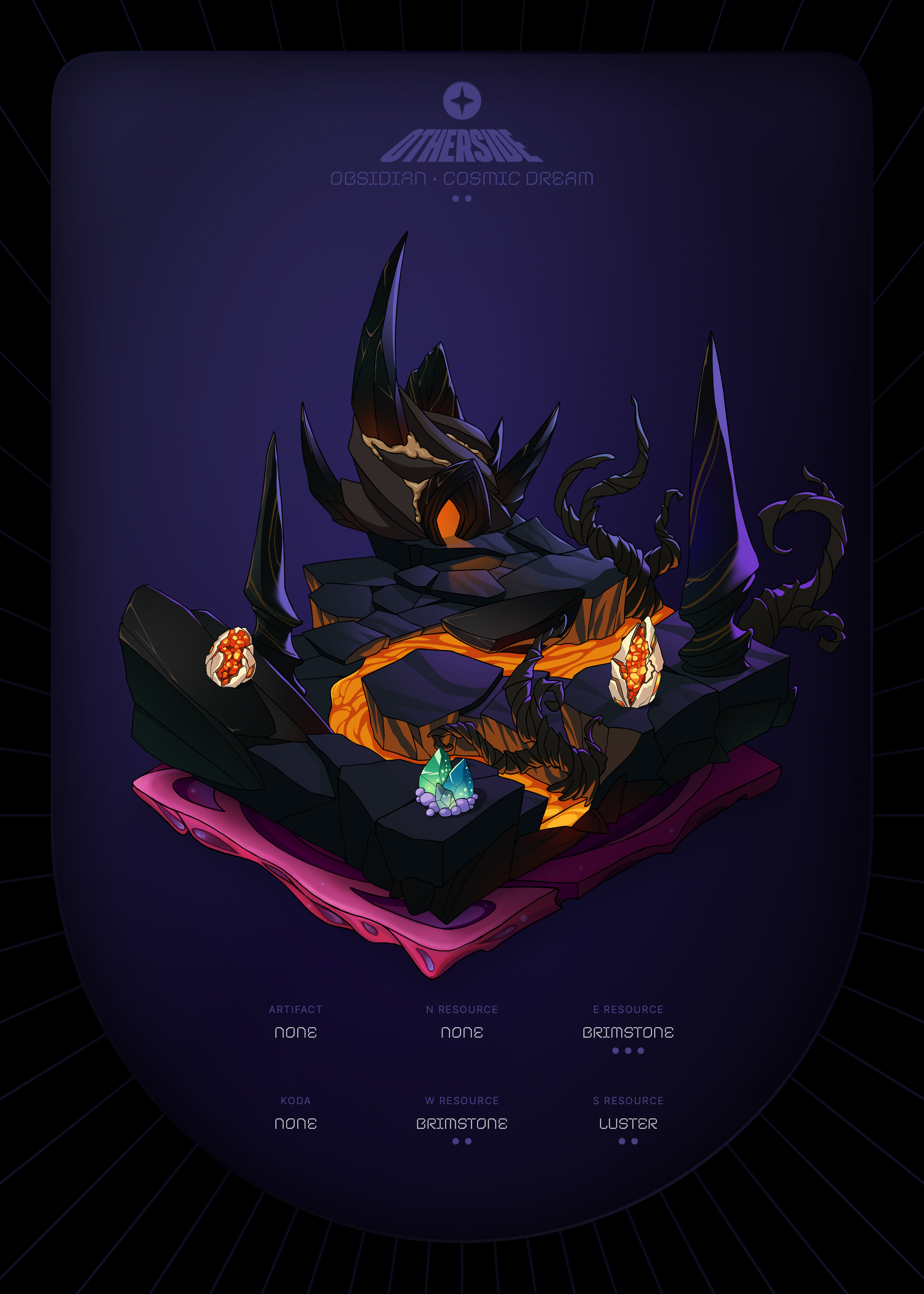Otherdeed #31439 — Obsidian