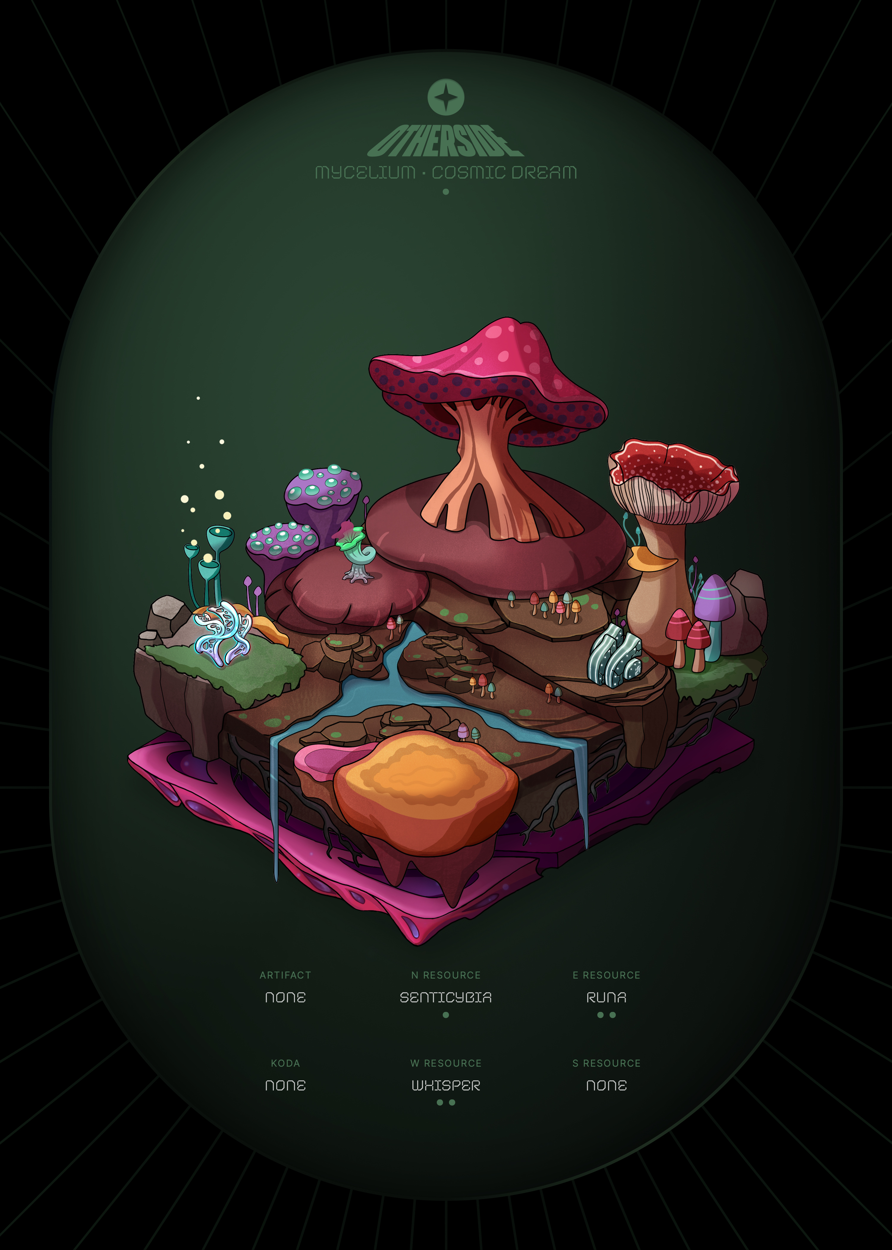 Otherdeed #36903 — Mycelium