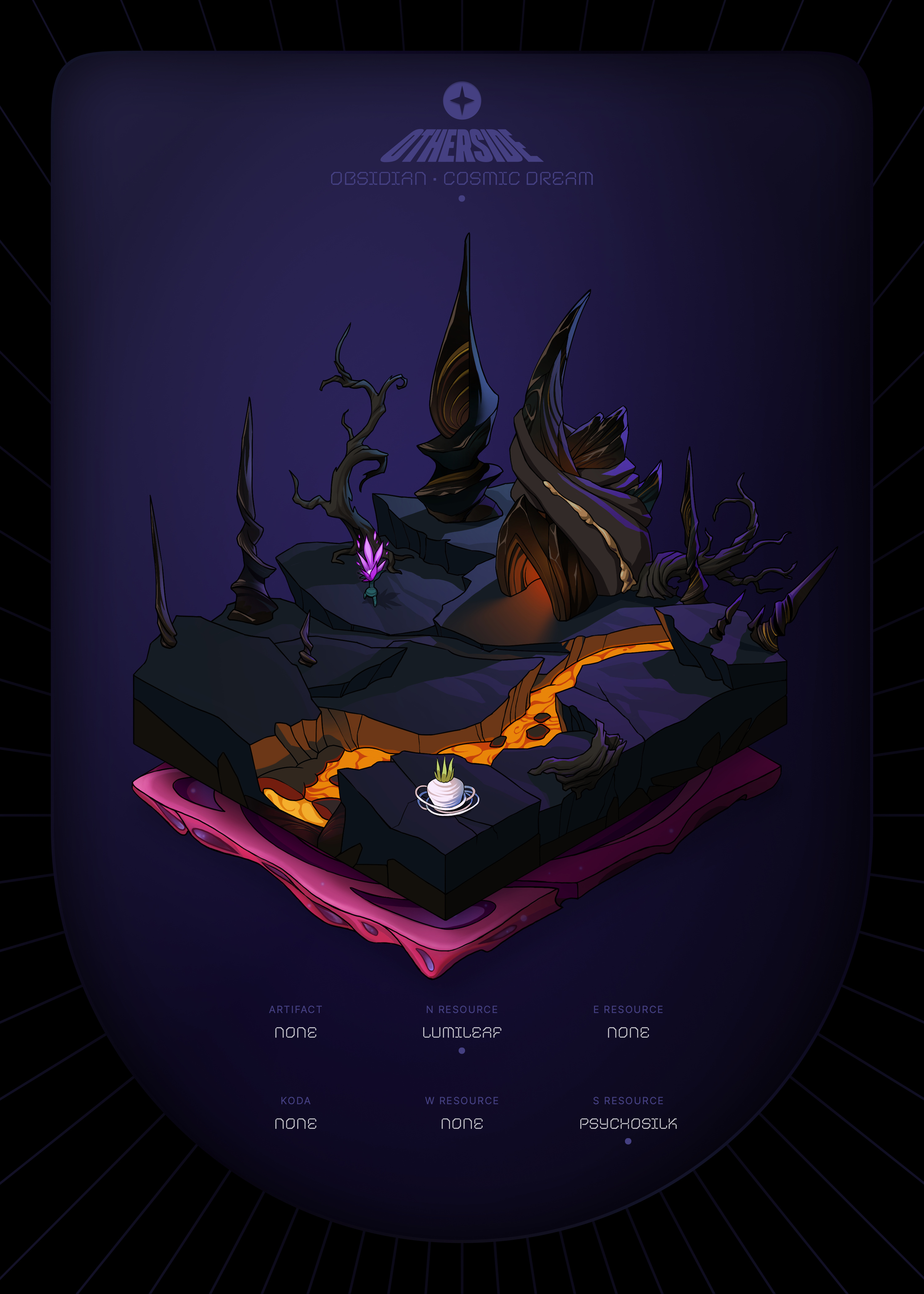 Otherdeed #30284 — Obsidian