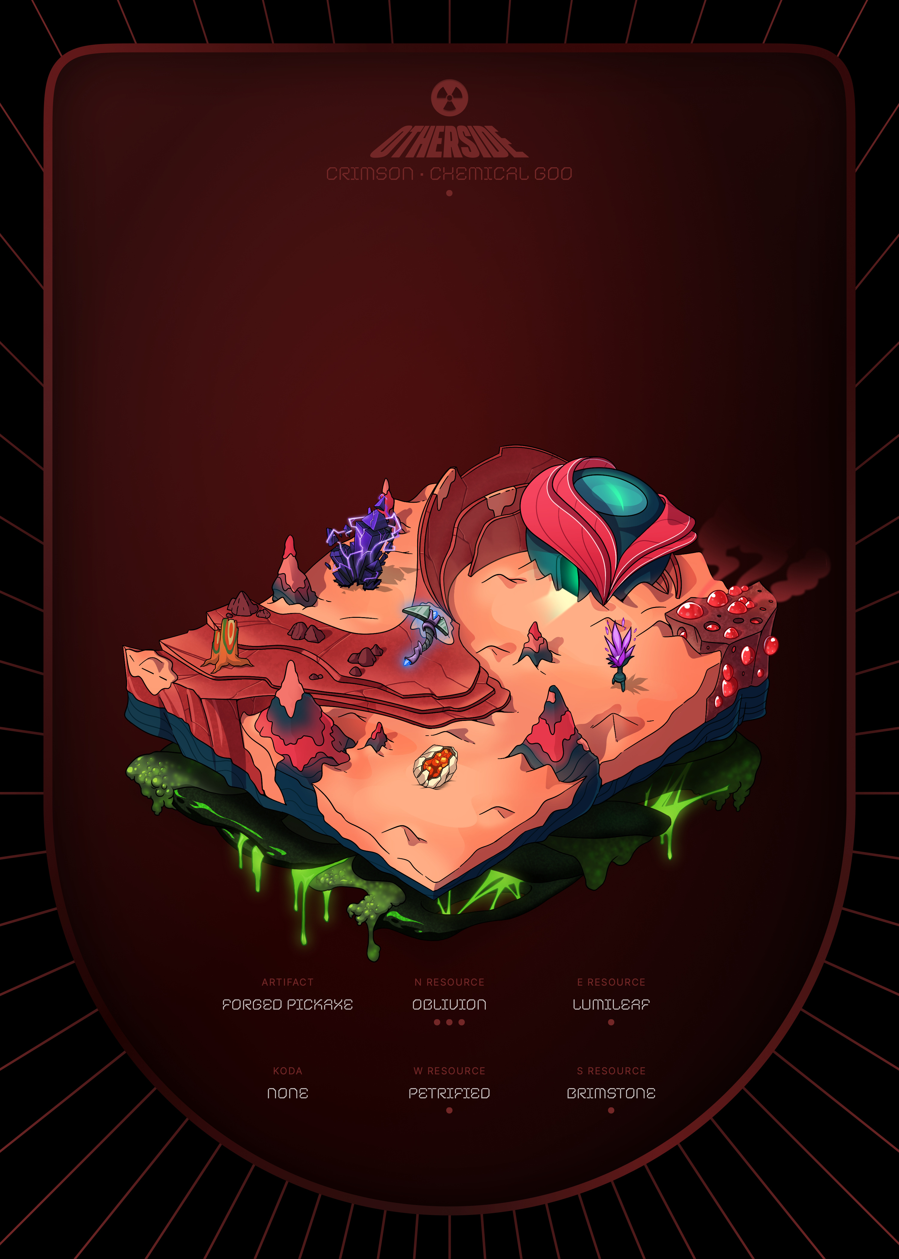 Otherdeed #15233 — Crimson