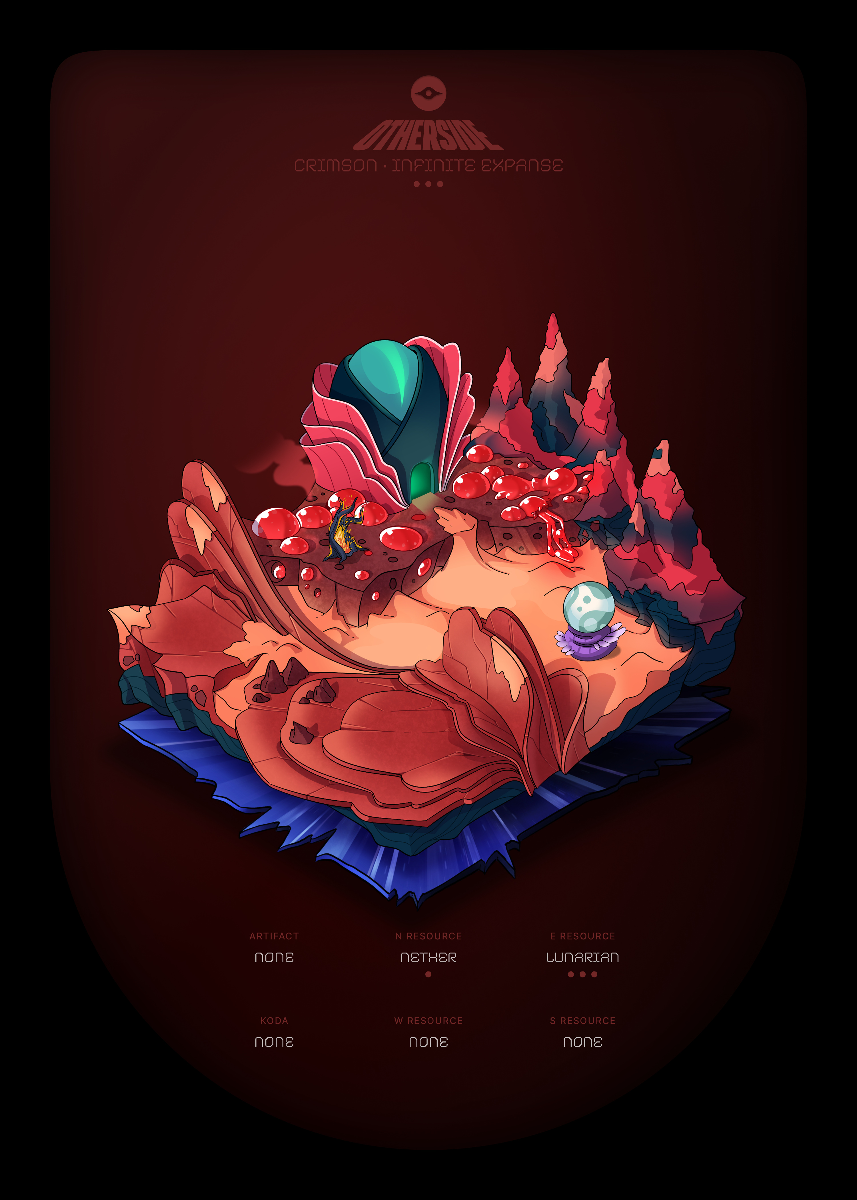 Otherdeed #46165 — Crimson