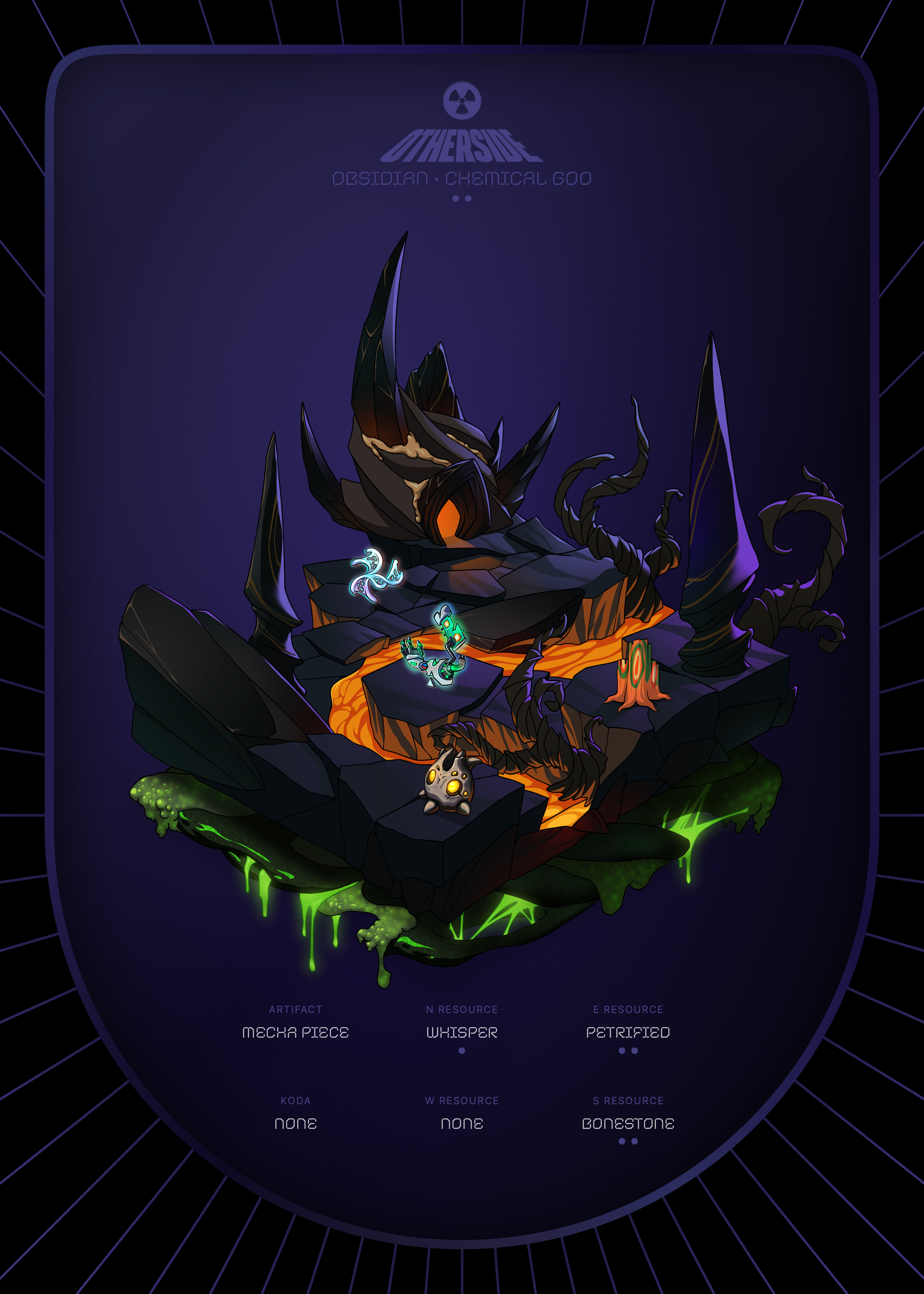Otherdeed #21442 — Obsidian
