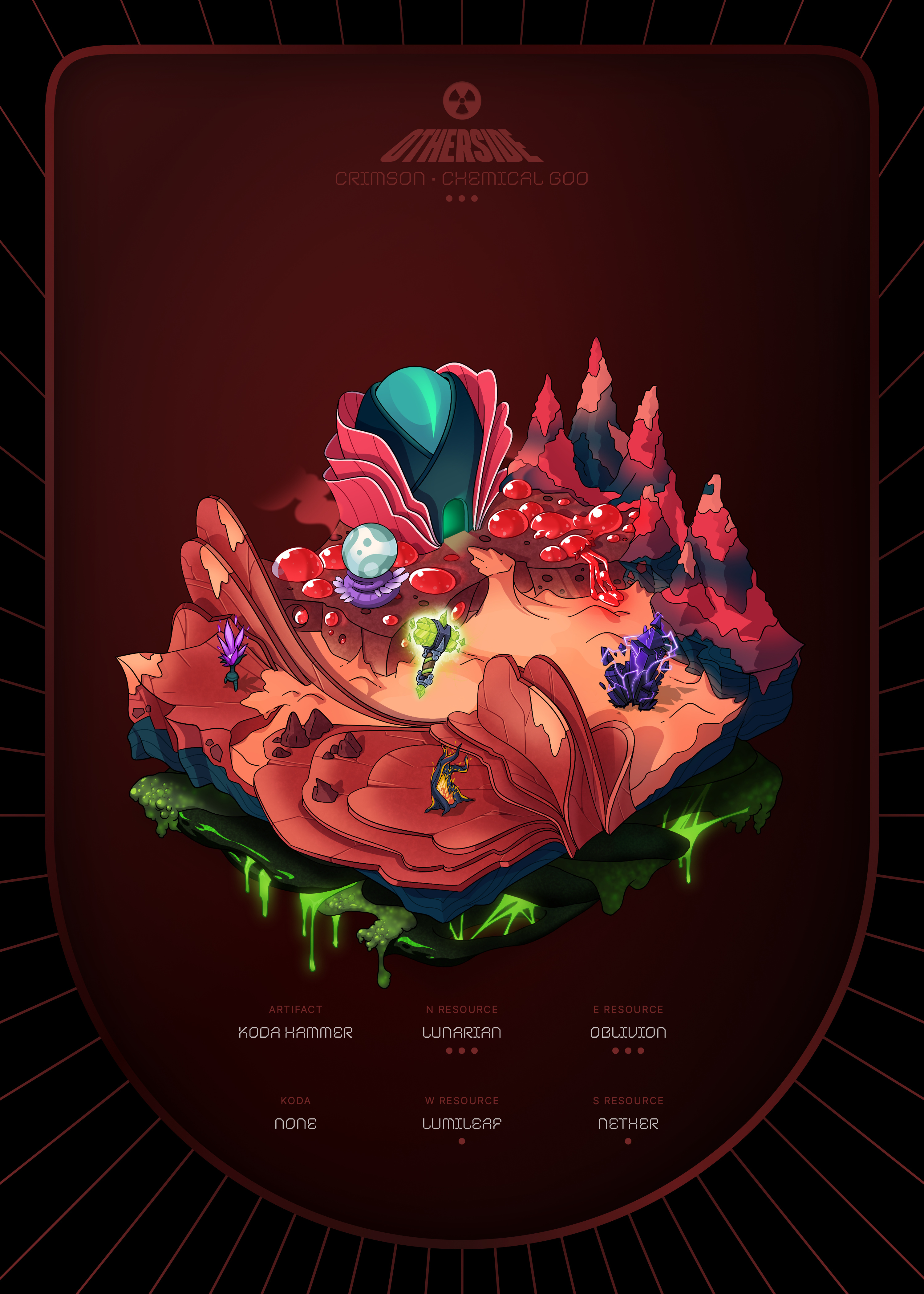 Otherdeed #13647 — Crimson