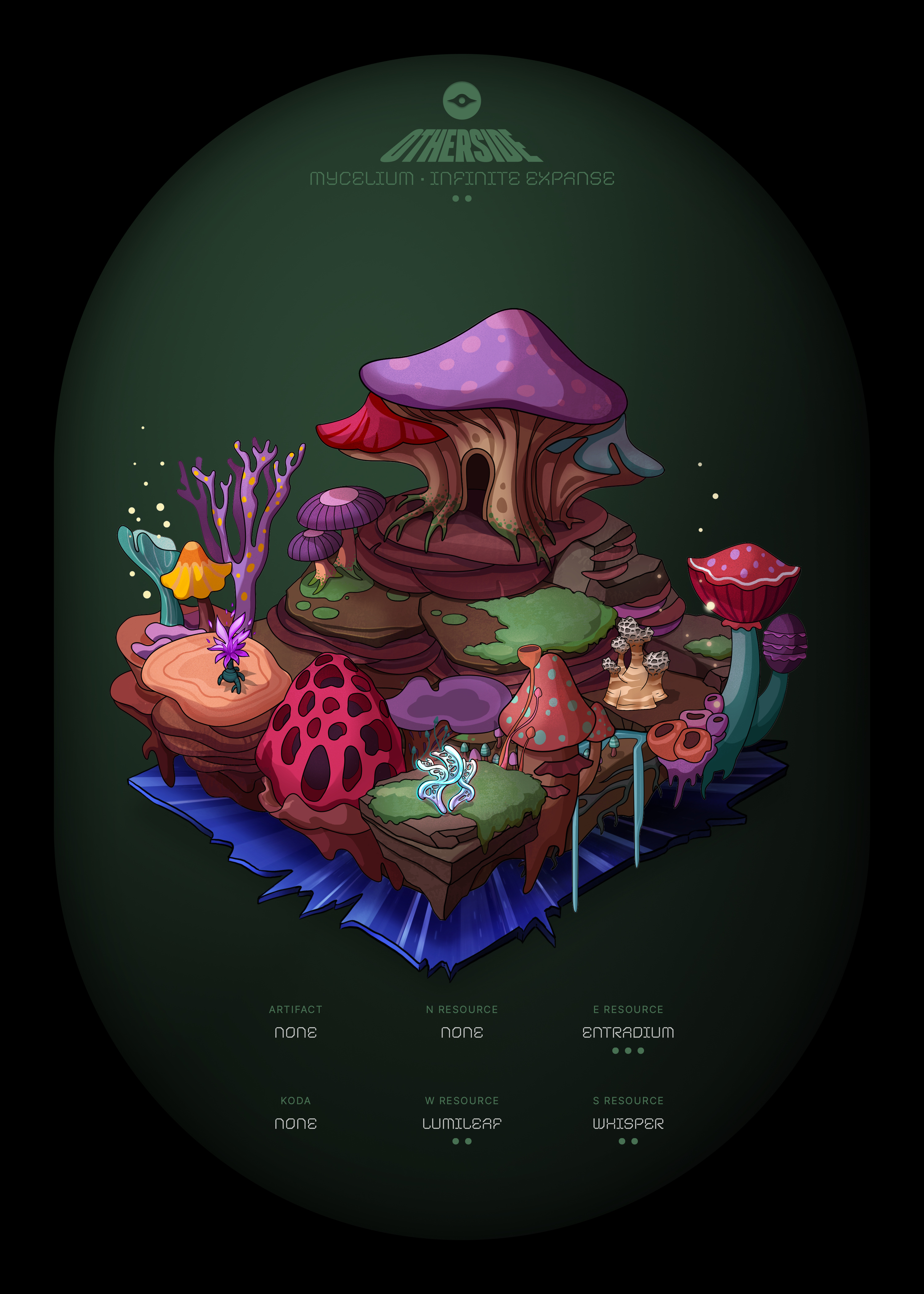 Otherdeed #40841 — Mycelium