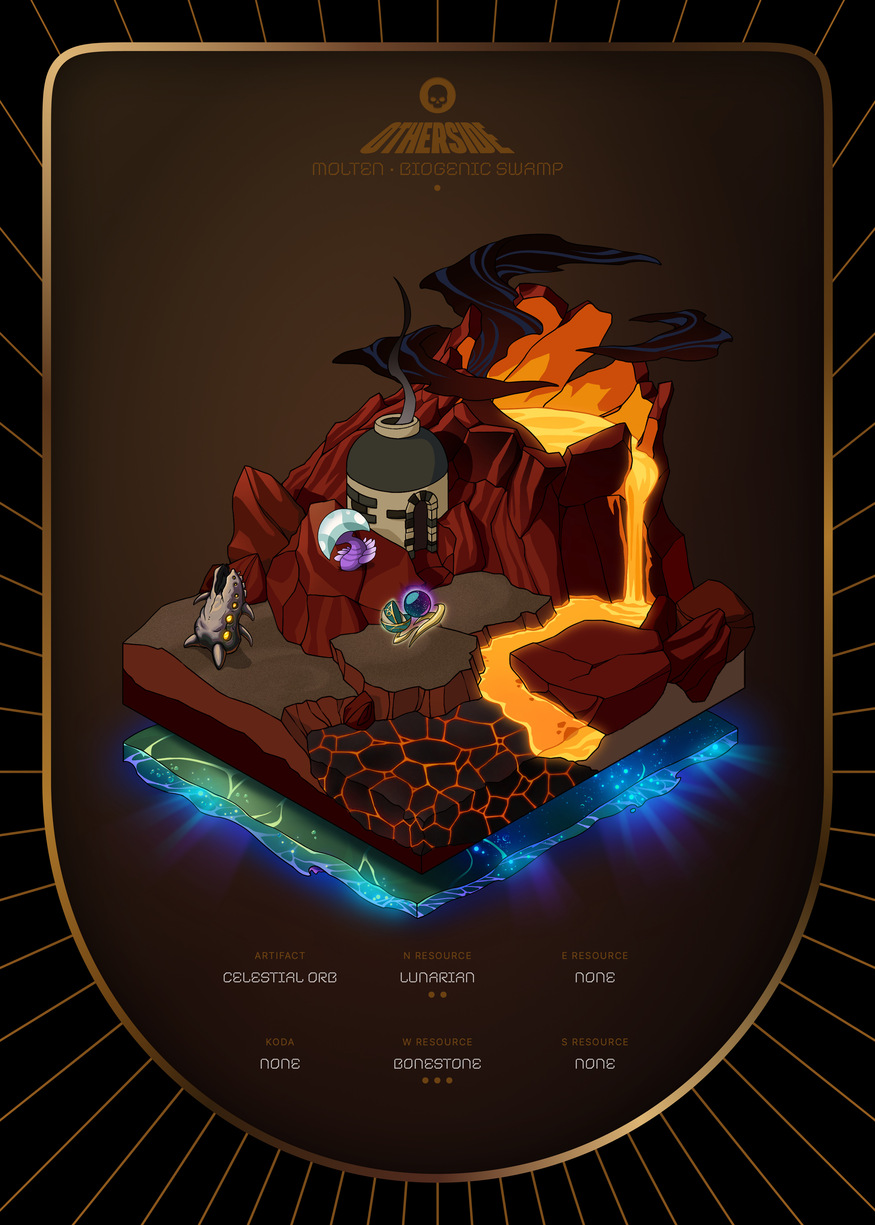 Otherdeed #5974 — Molten