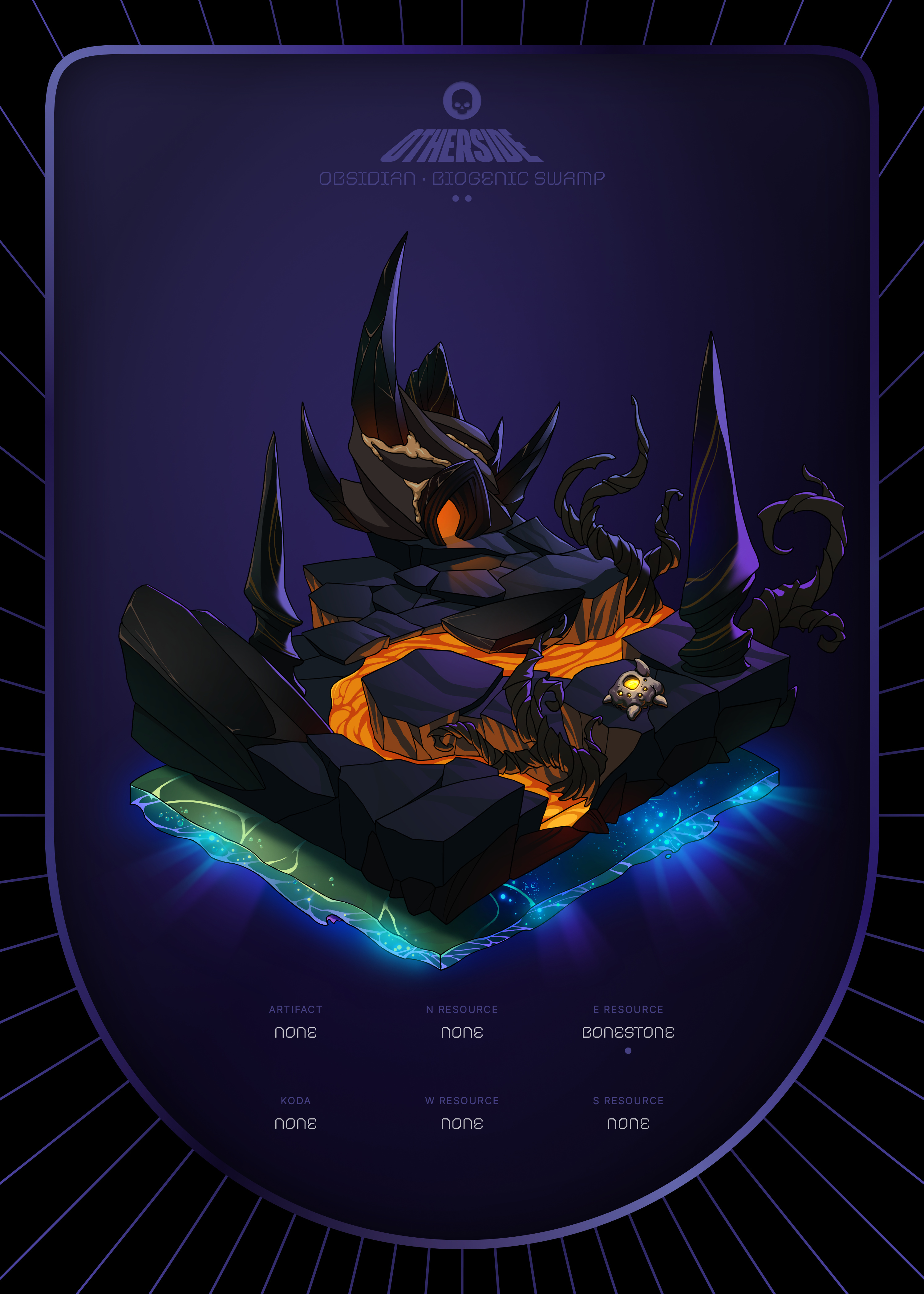 Otherdeed #6948 — Obsidian