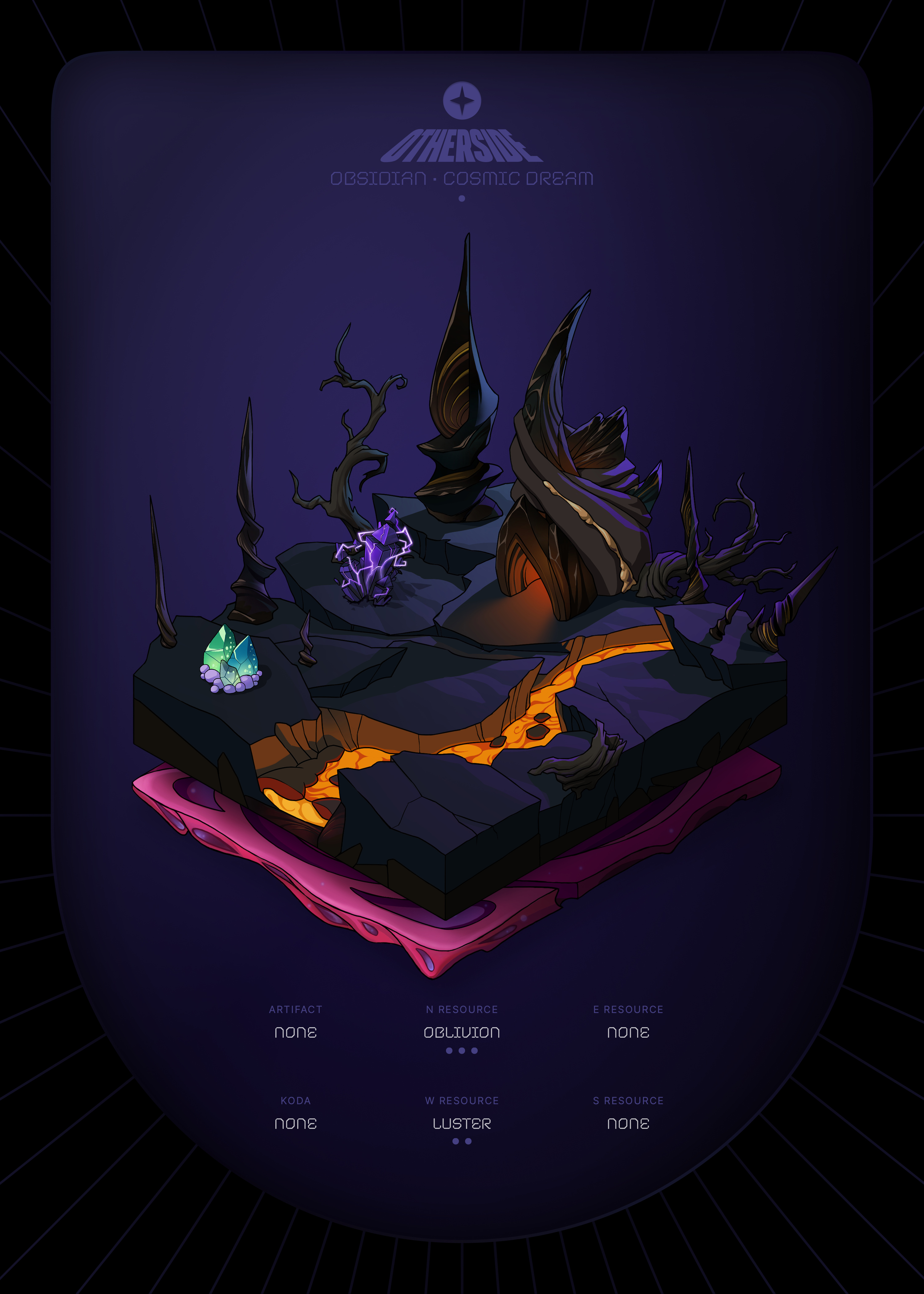 Otherdeed #35814 — Obsidian