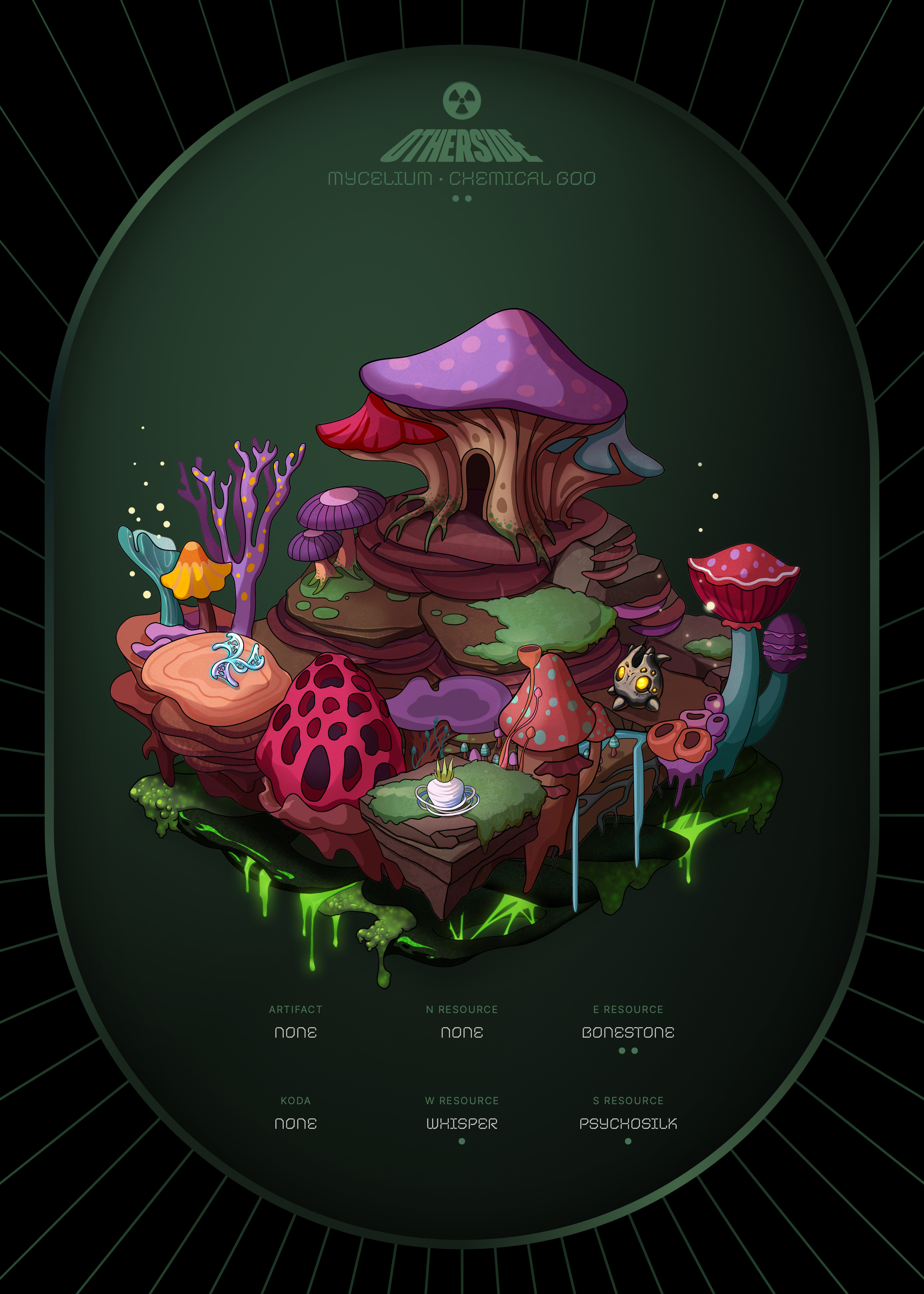 Otherdeed #17707 — Mycelium
