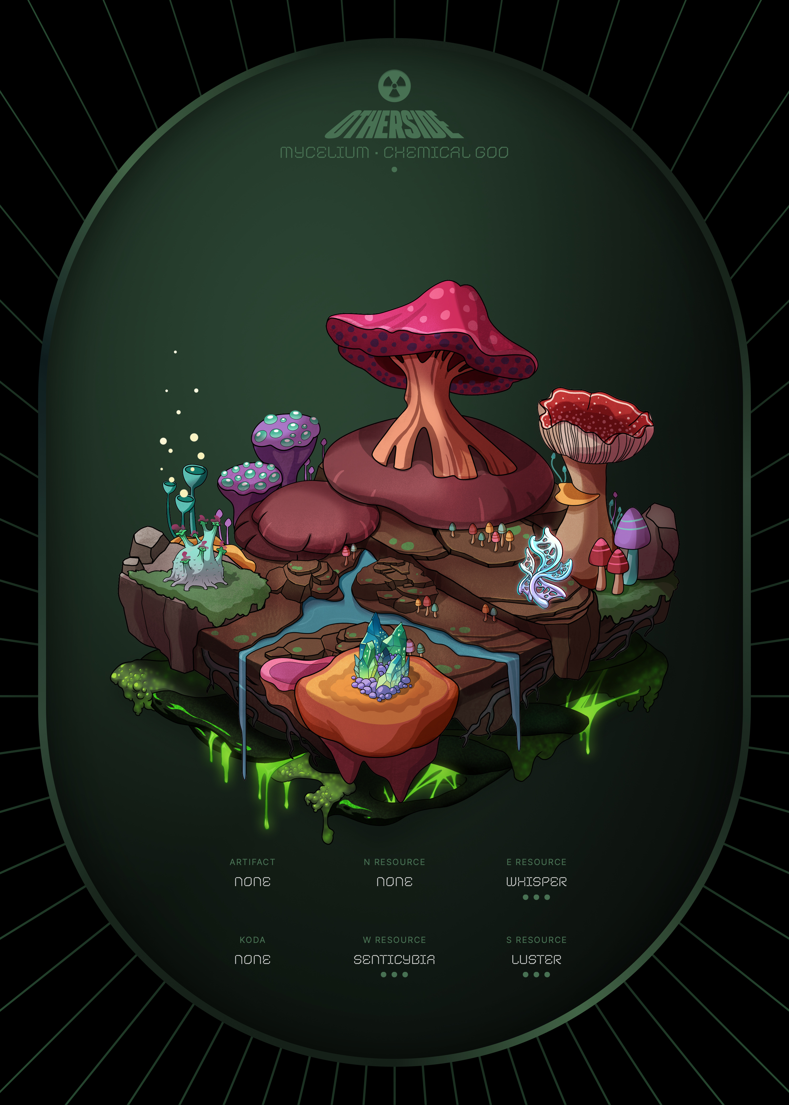 Otherdeed #19952 — Mycelium