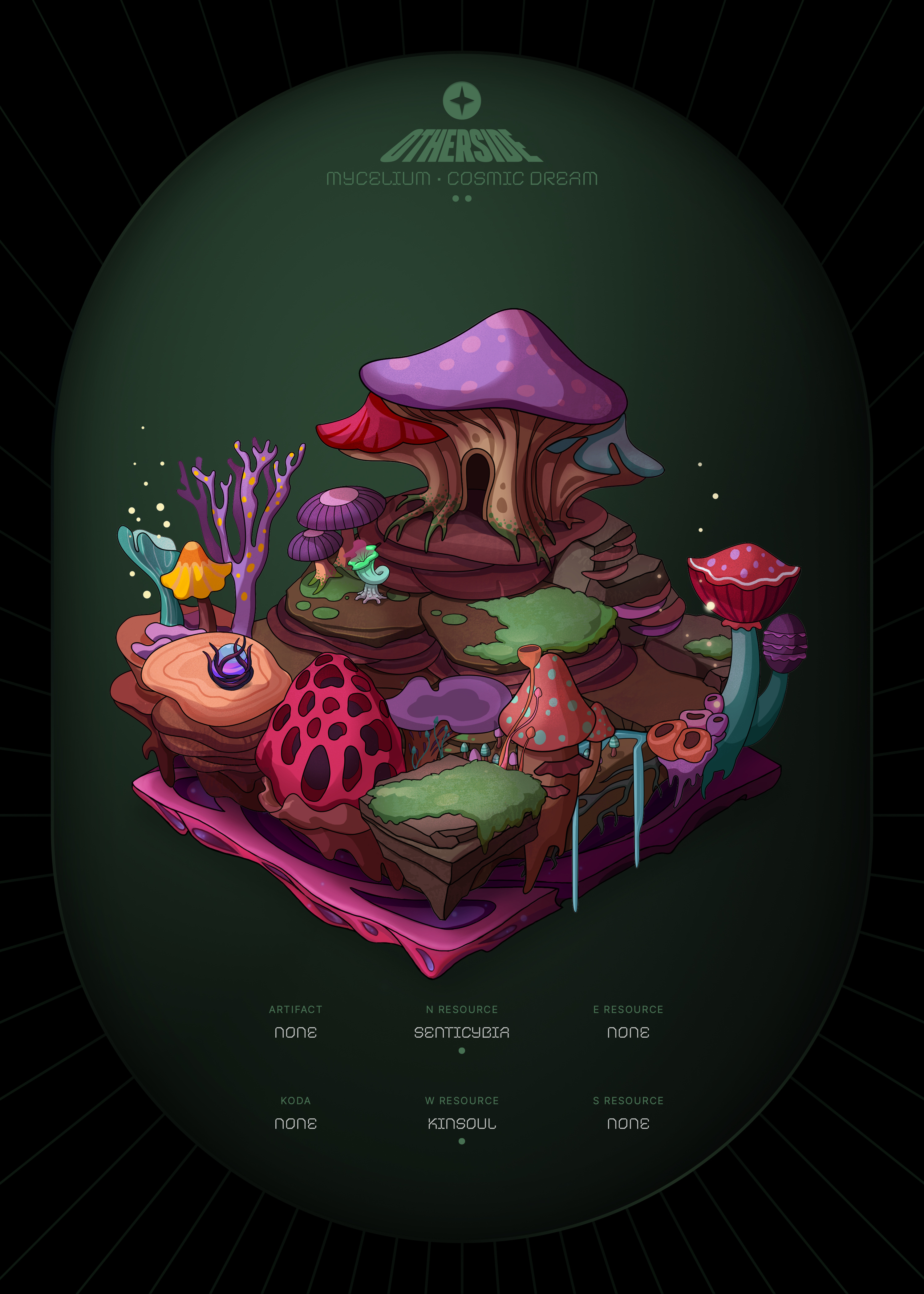 Otherdeed #98800 — Mycelium