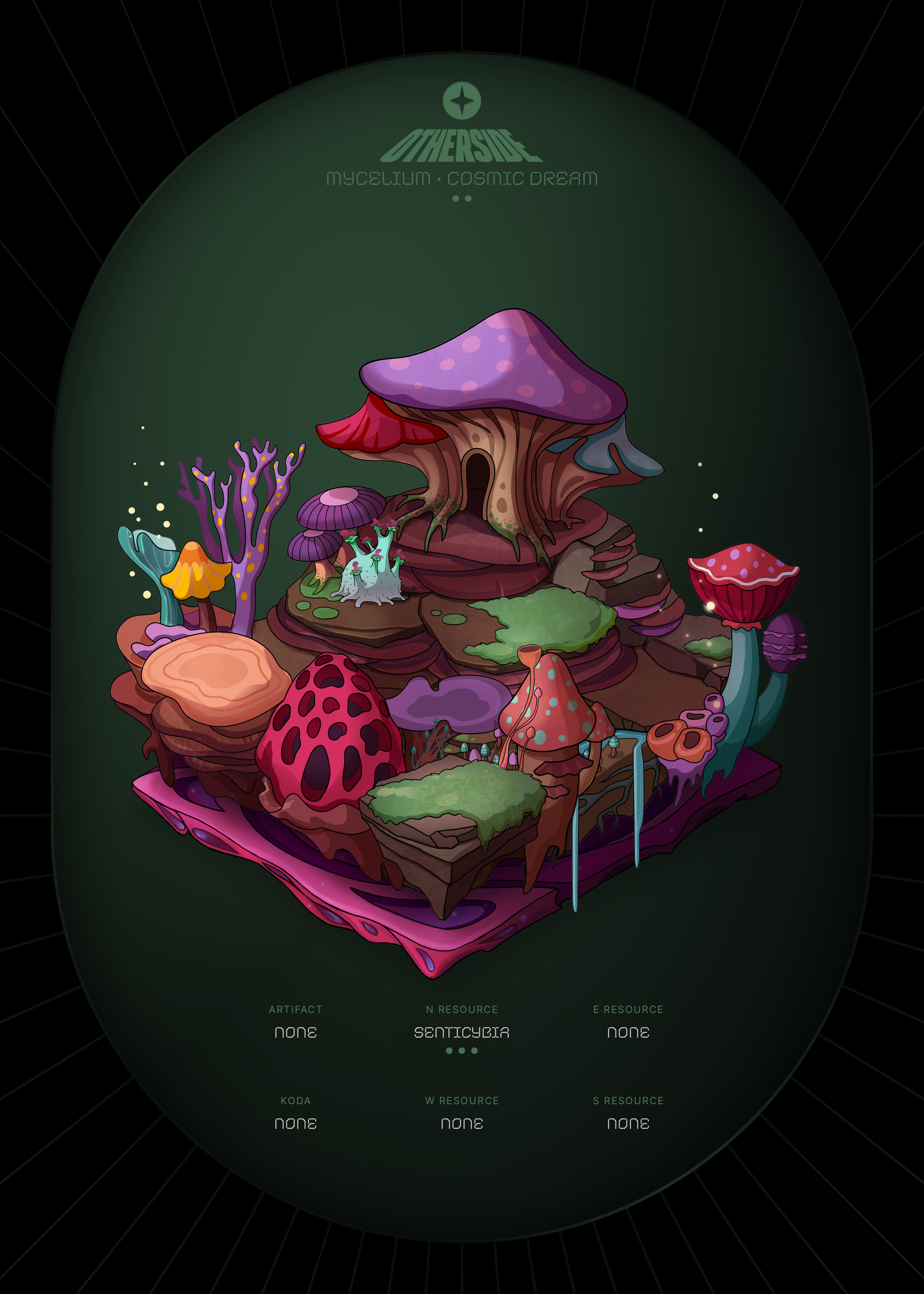 Otherdeed #35485 — Mycelium